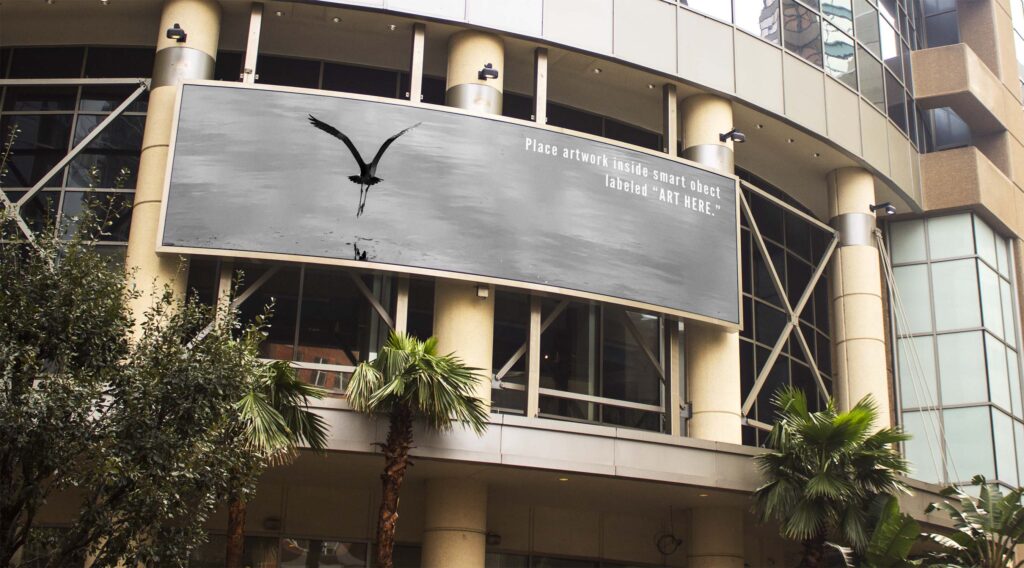 大楼广告位ps样机