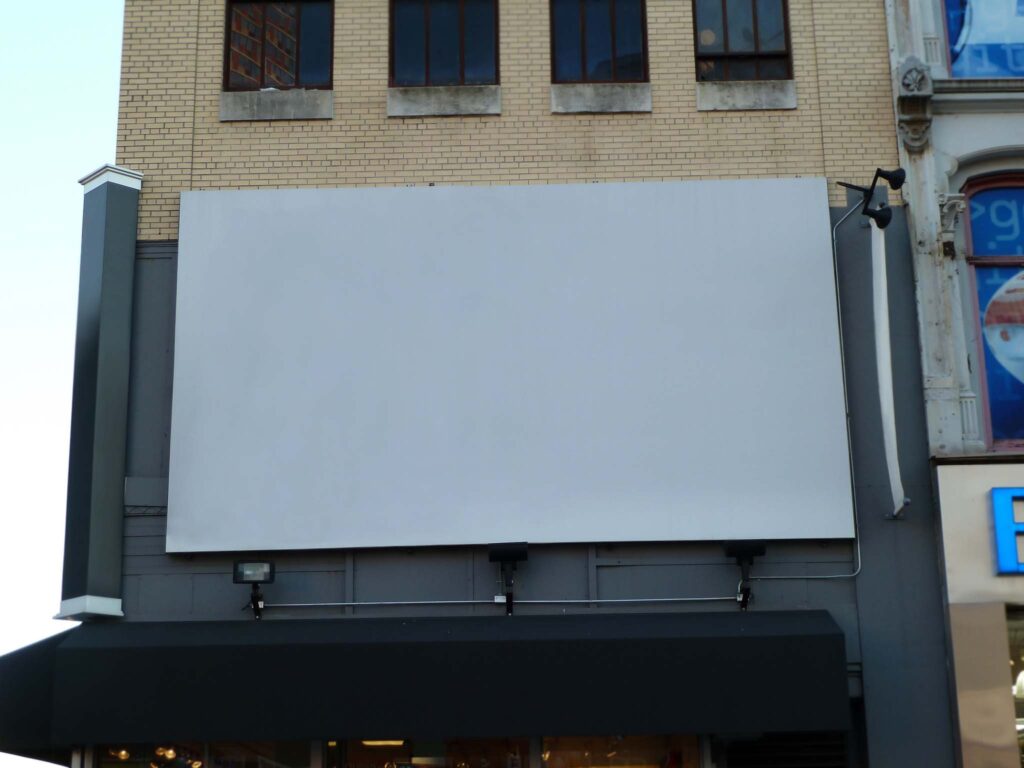 大楼广告位样机