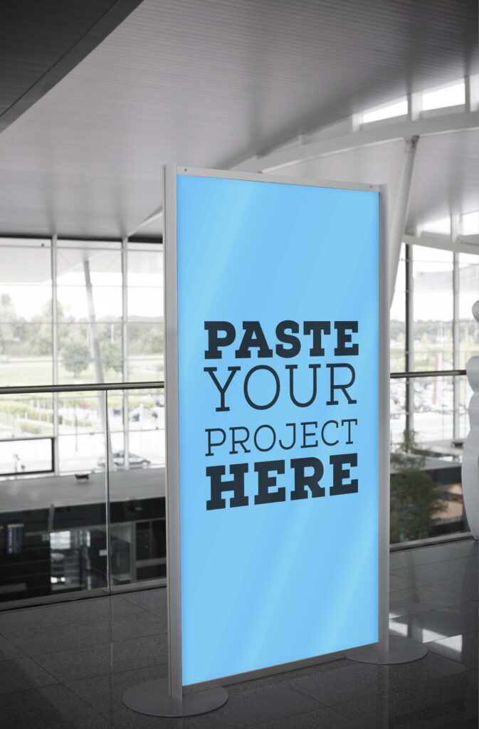 室内广告位psd模板