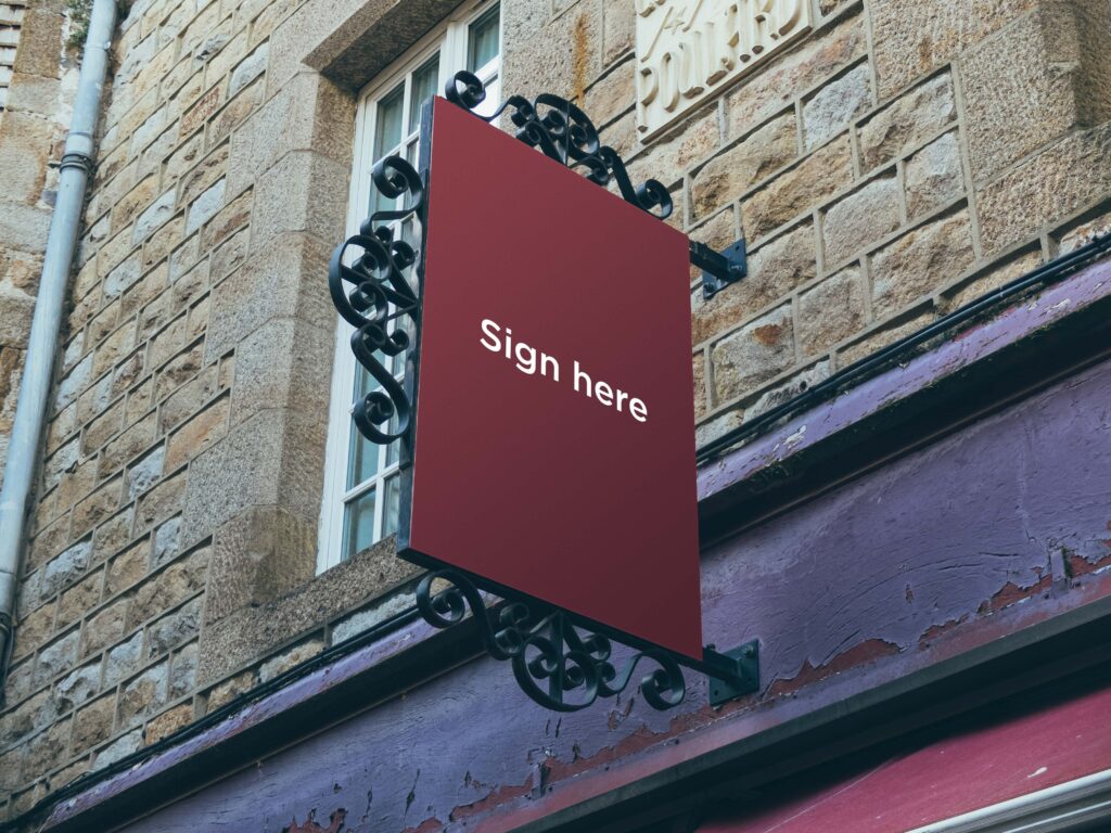 广告牌样机psd素材