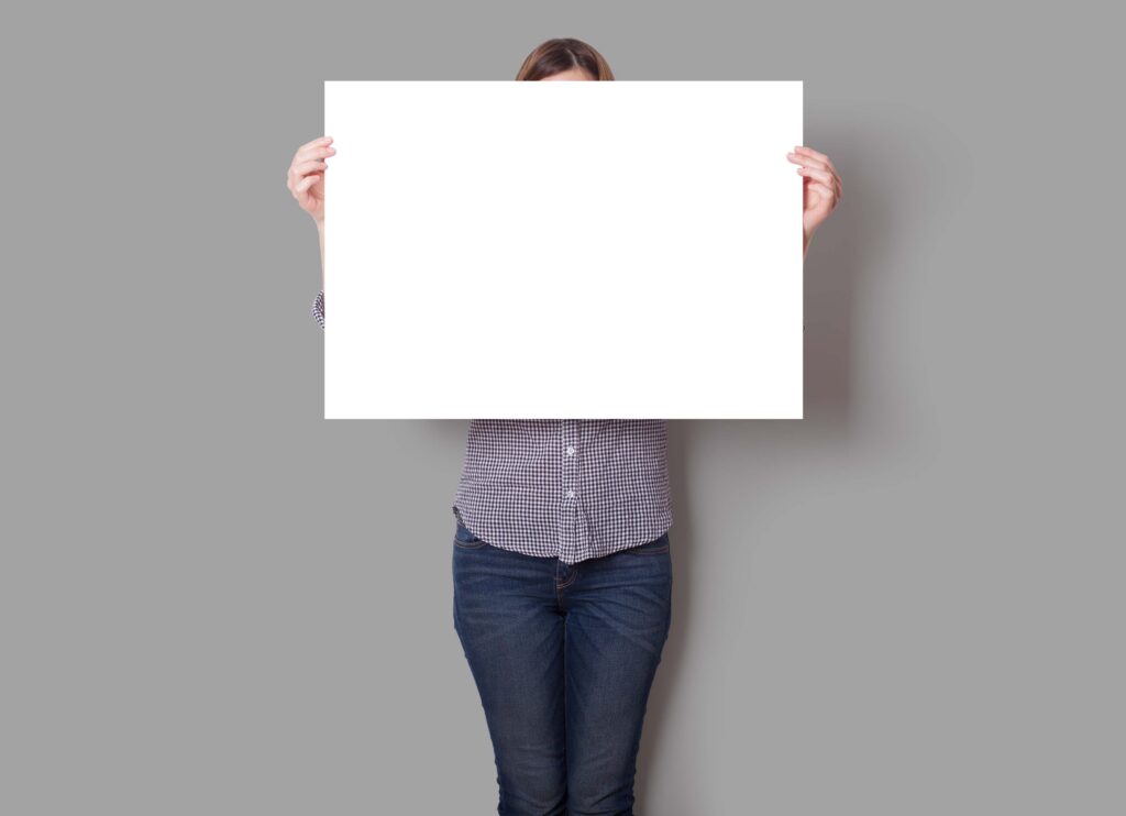 手持海报ps样机