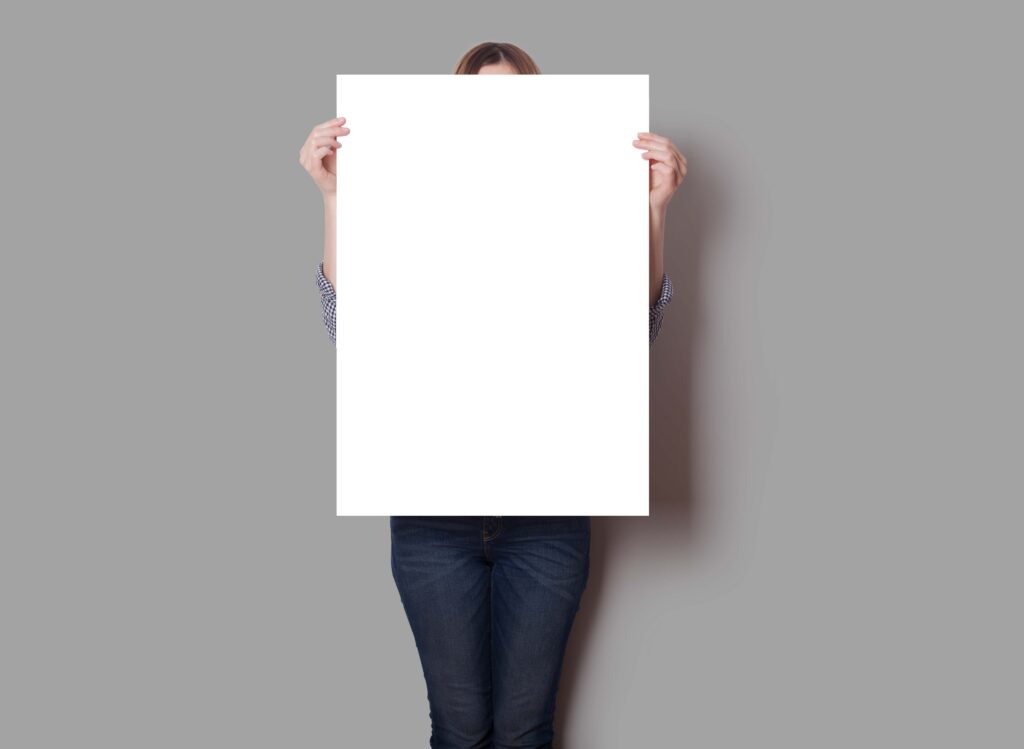 手持海报ps样机模板