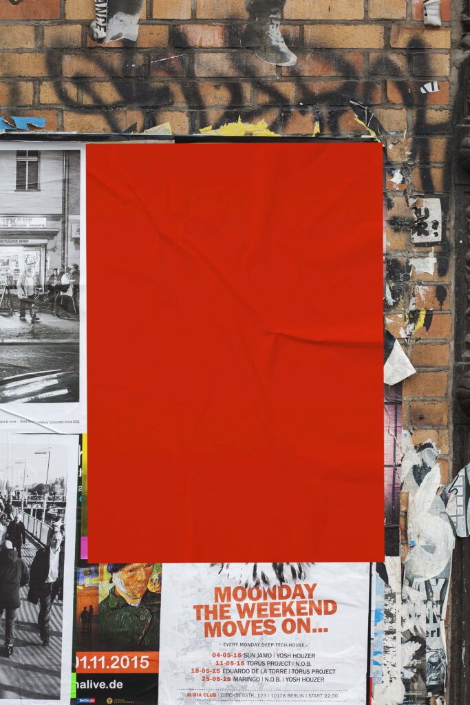 旗帜布广告ps样机素材