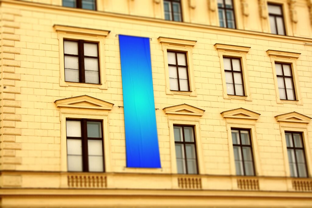 欧式墙面广告位样机