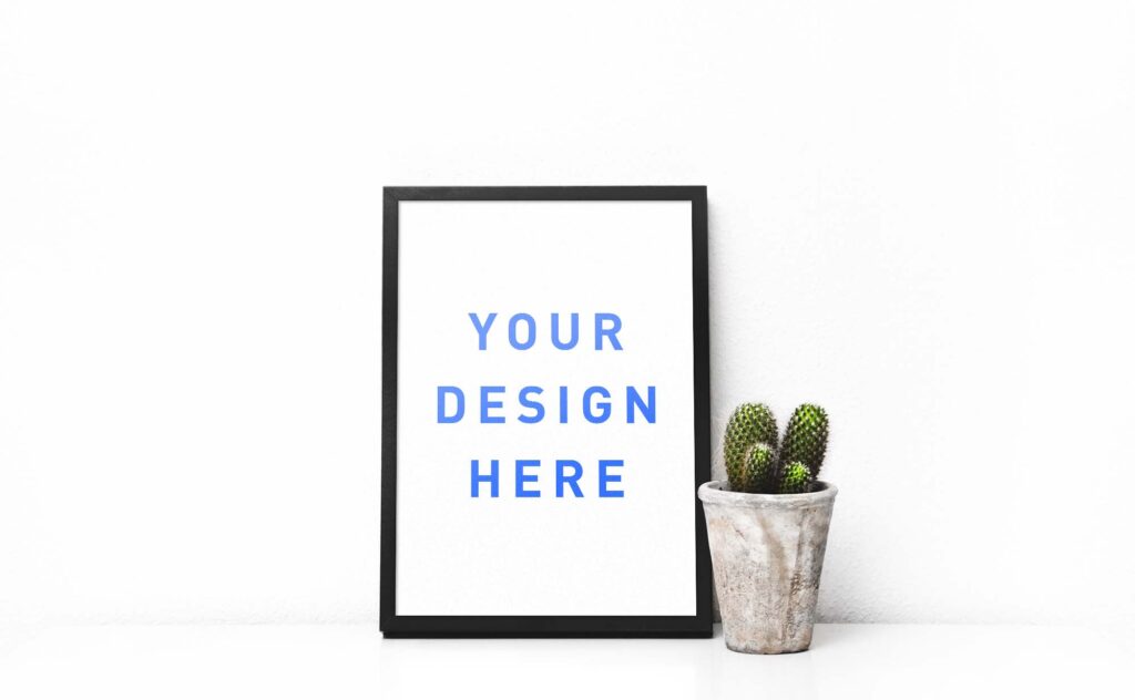 海报相框展示样机