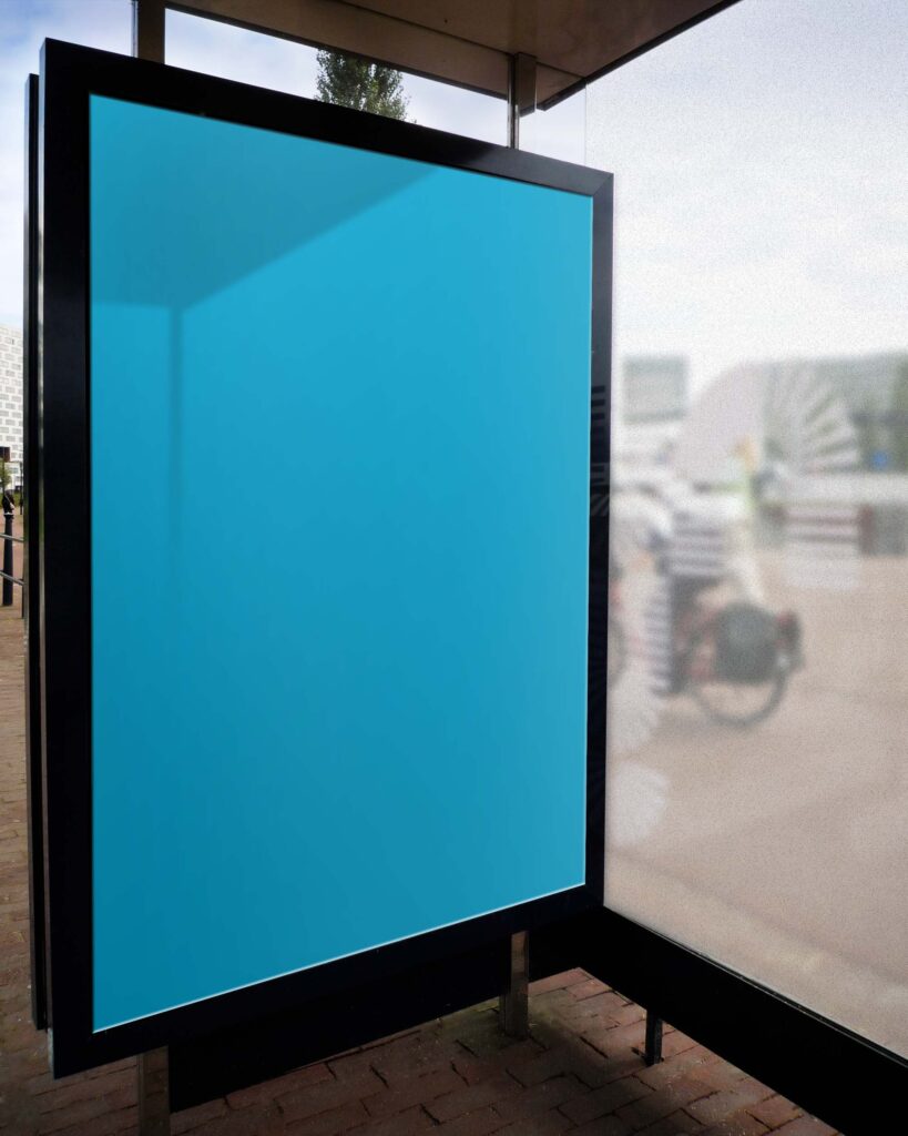 灯箱效果psd样机