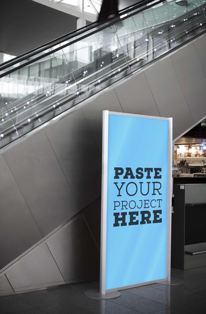 电梯广告位psd模板