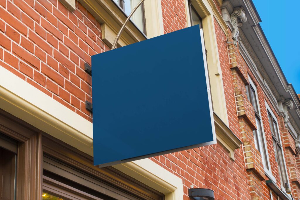 街边灯箱ps样机