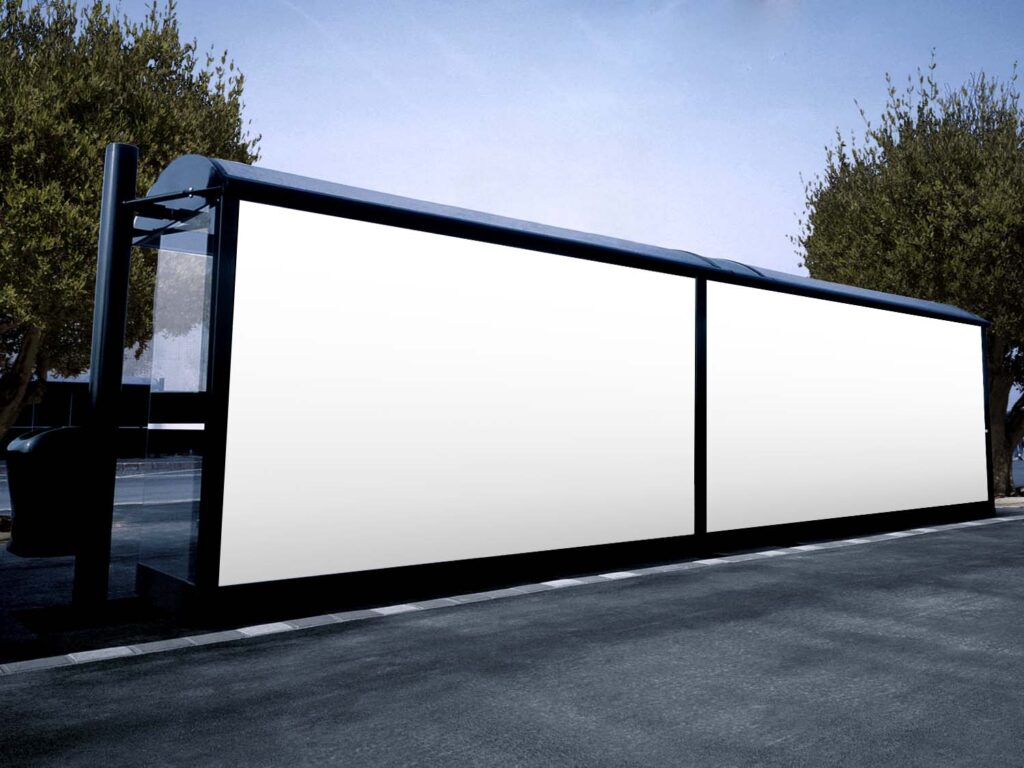 街道喷绘展示效果图