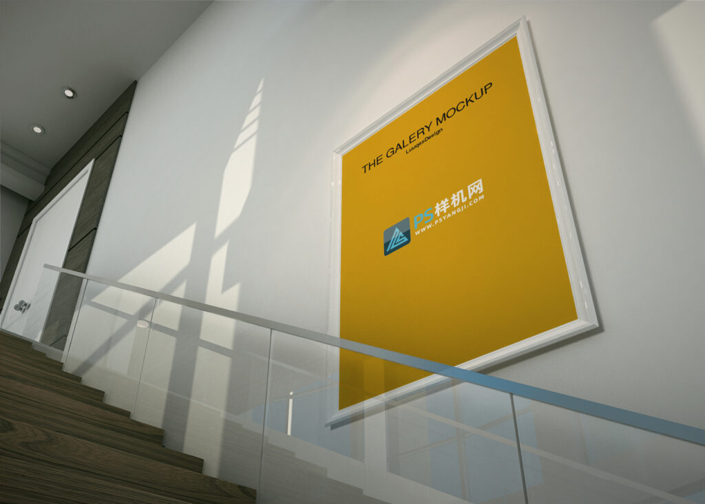 楼梯海报展示效果图（已修复）