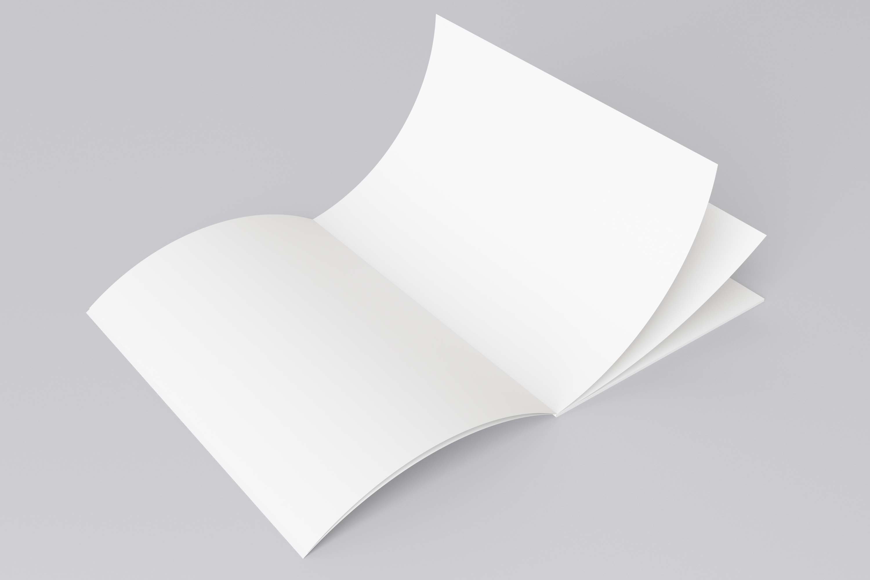 书籍翻页效果psd样机