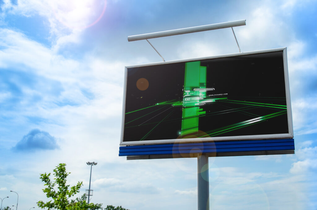 户外大型广告位ps样机素材（已修复）