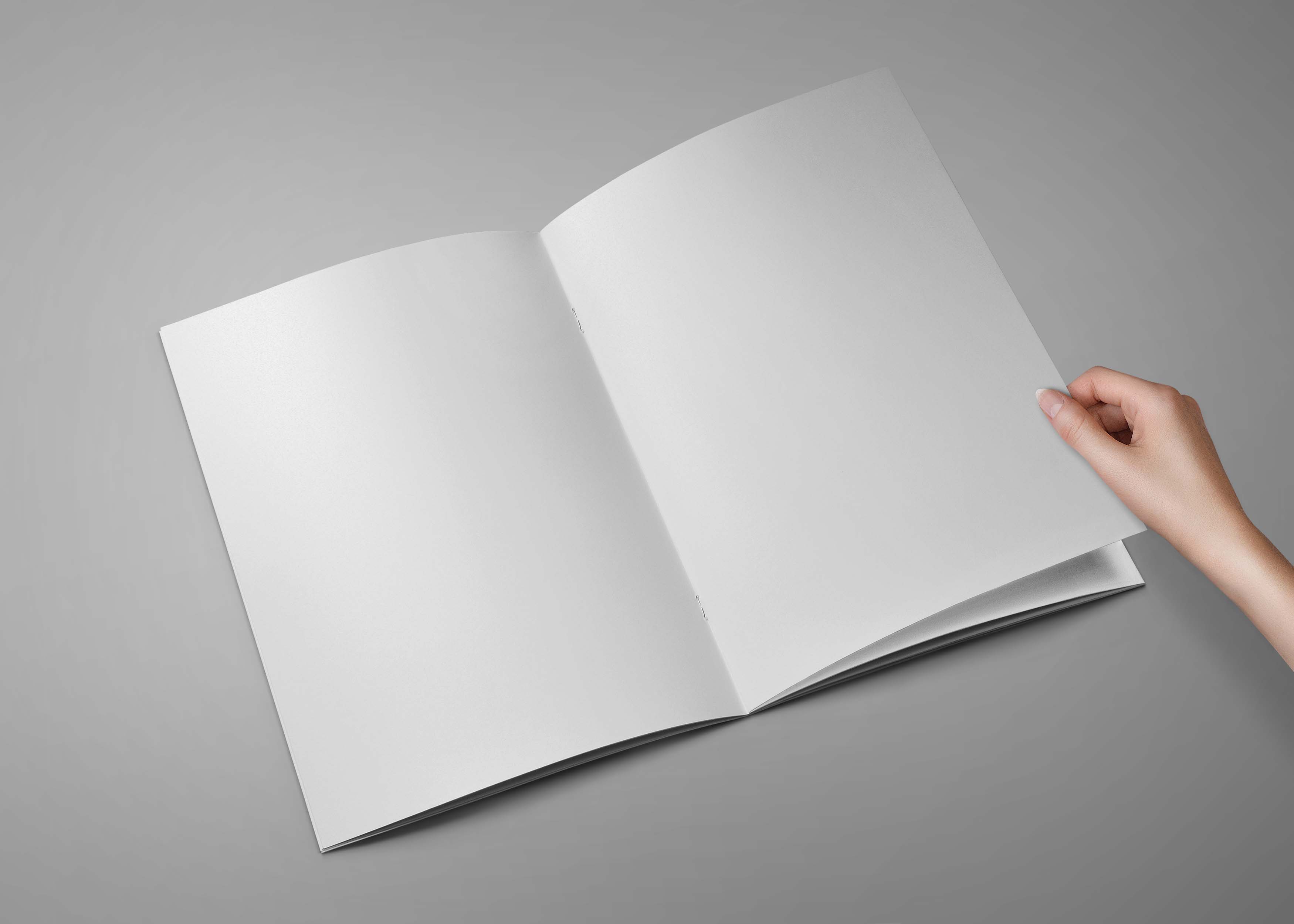 手势翻页画册样机