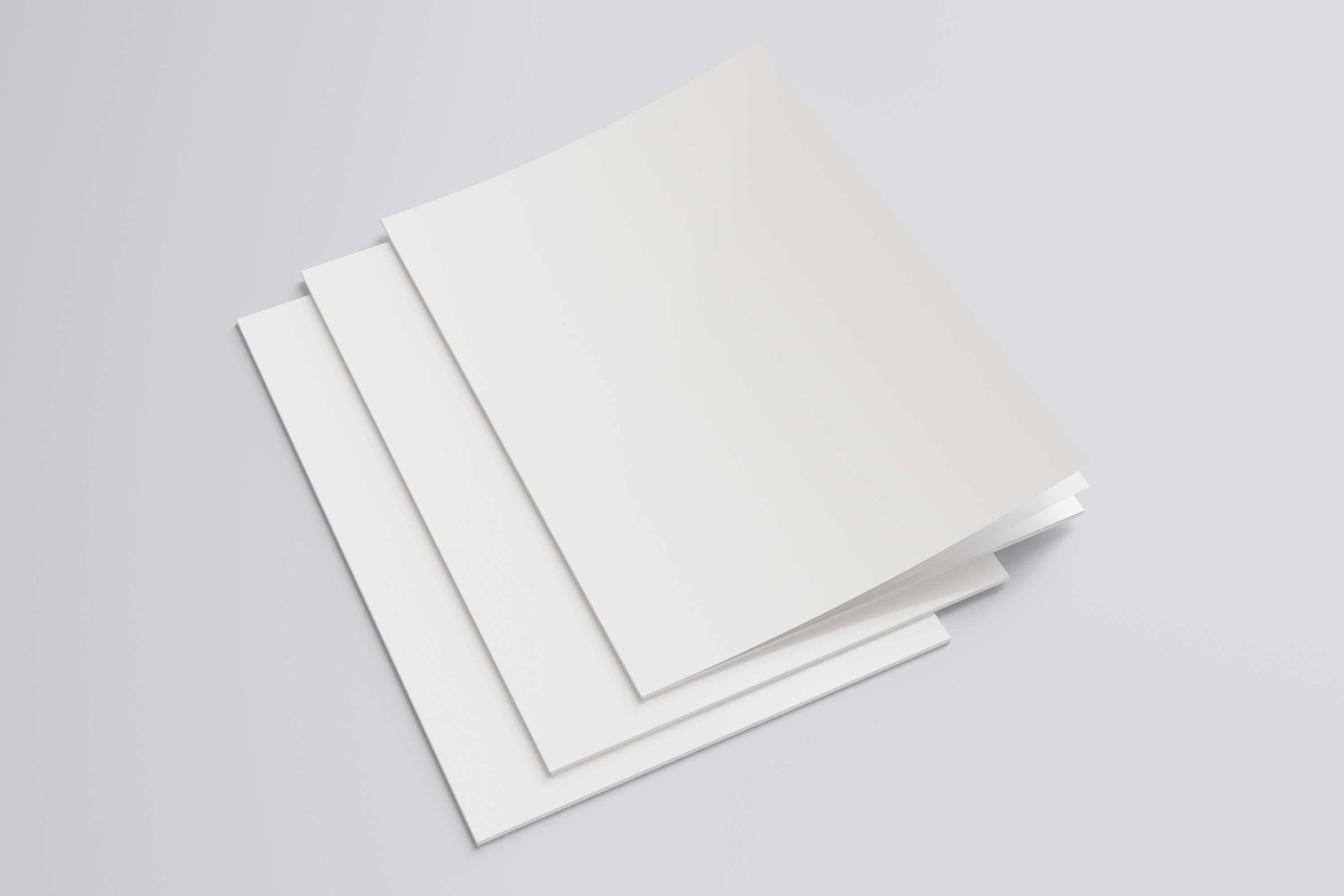 杂志堆积展示psd样机