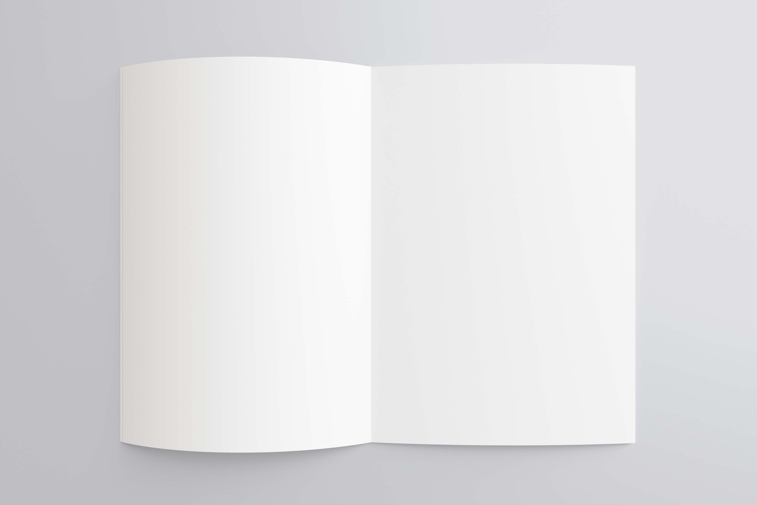 杂志展开psd样机