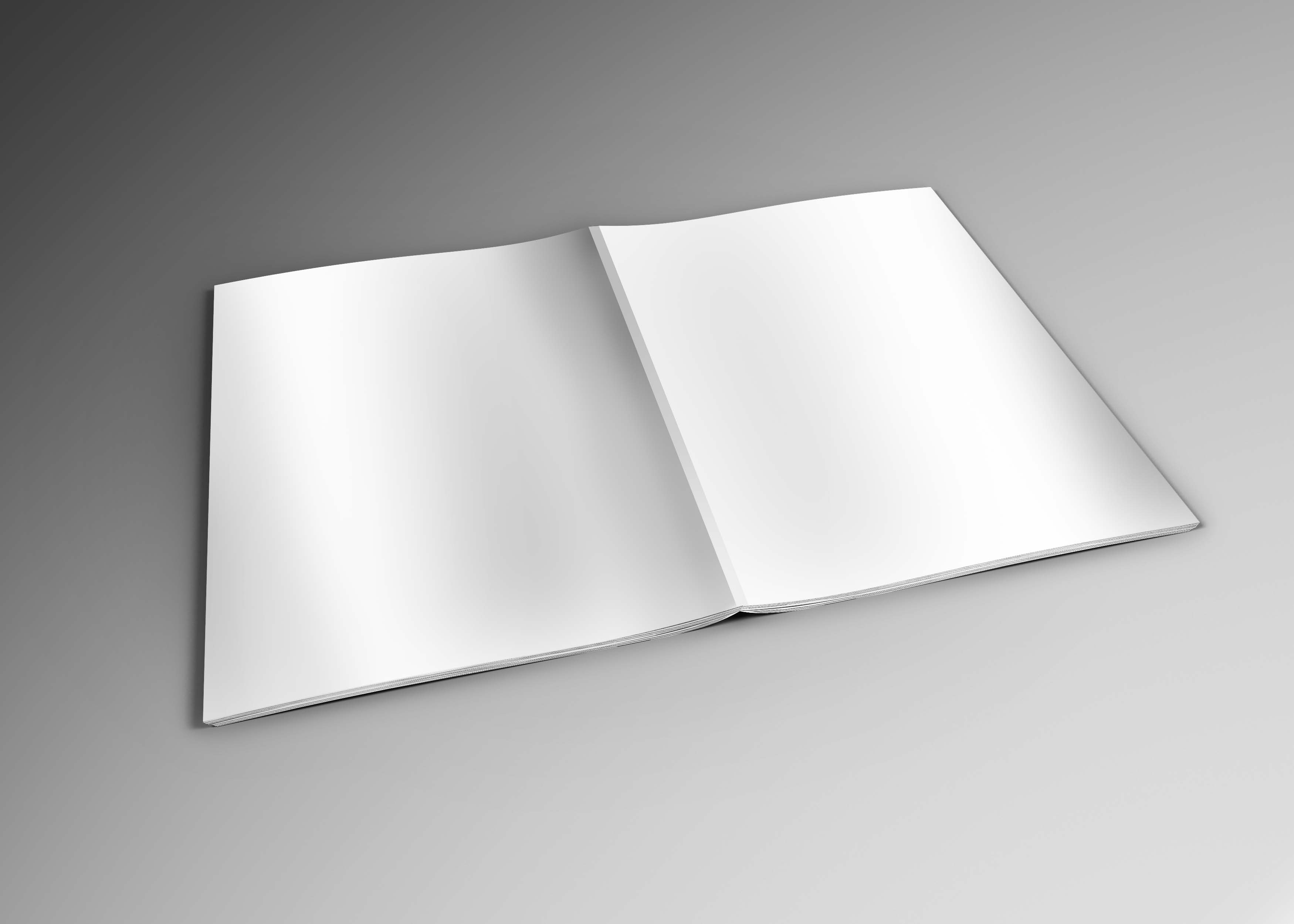 画册展开ps样机