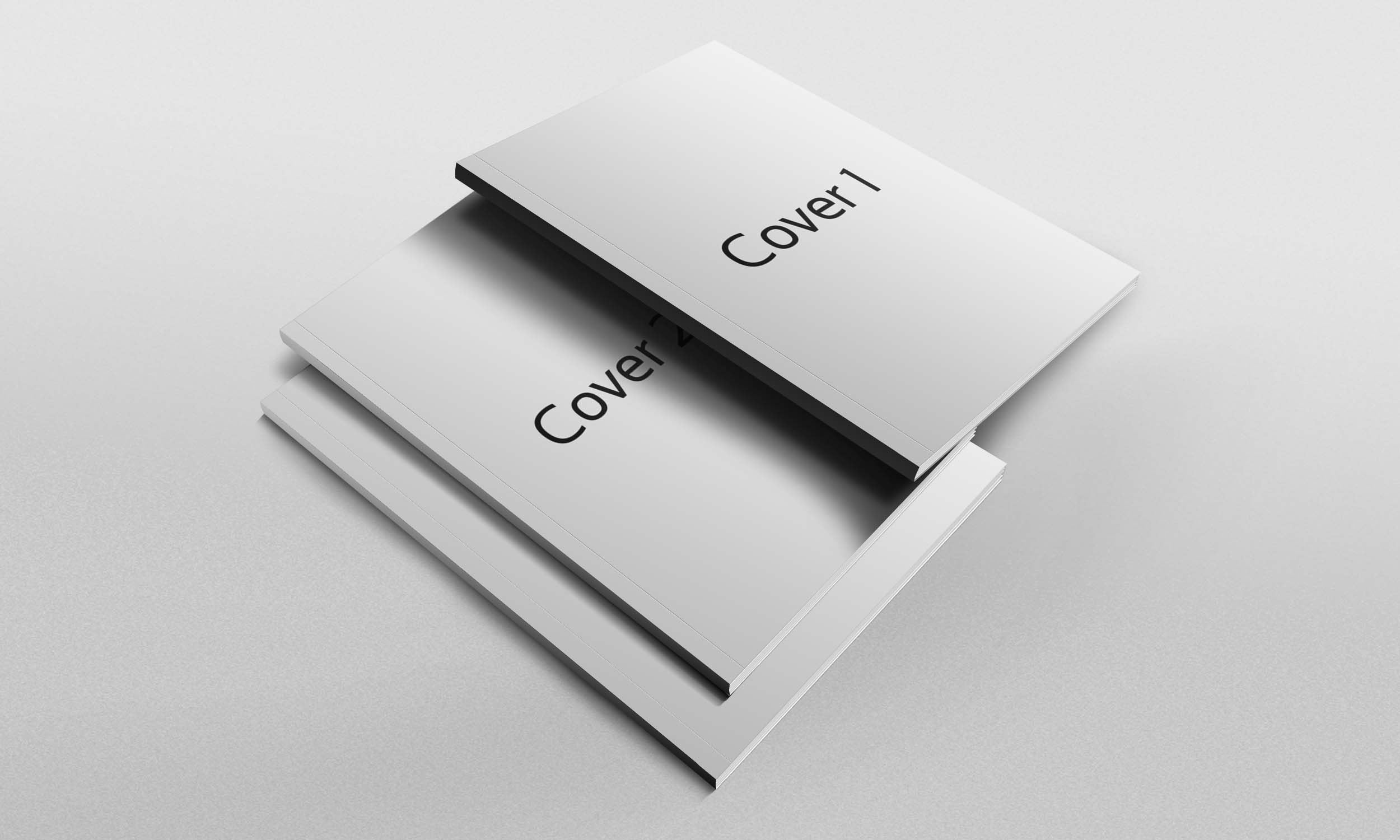 厚版画册psd样机