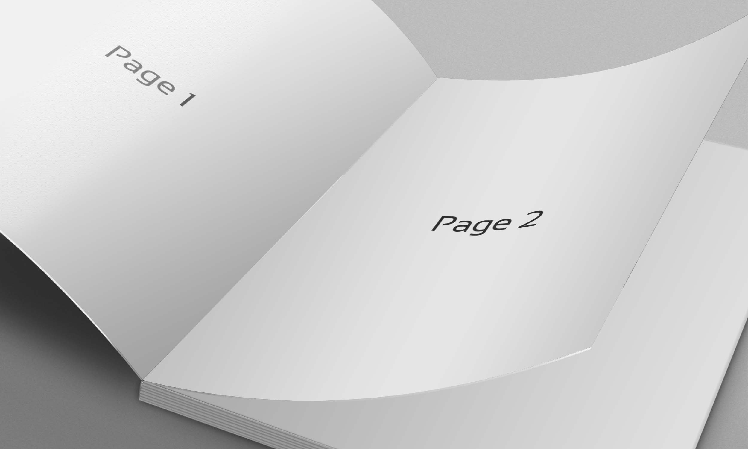 厚版画册设计样机素材