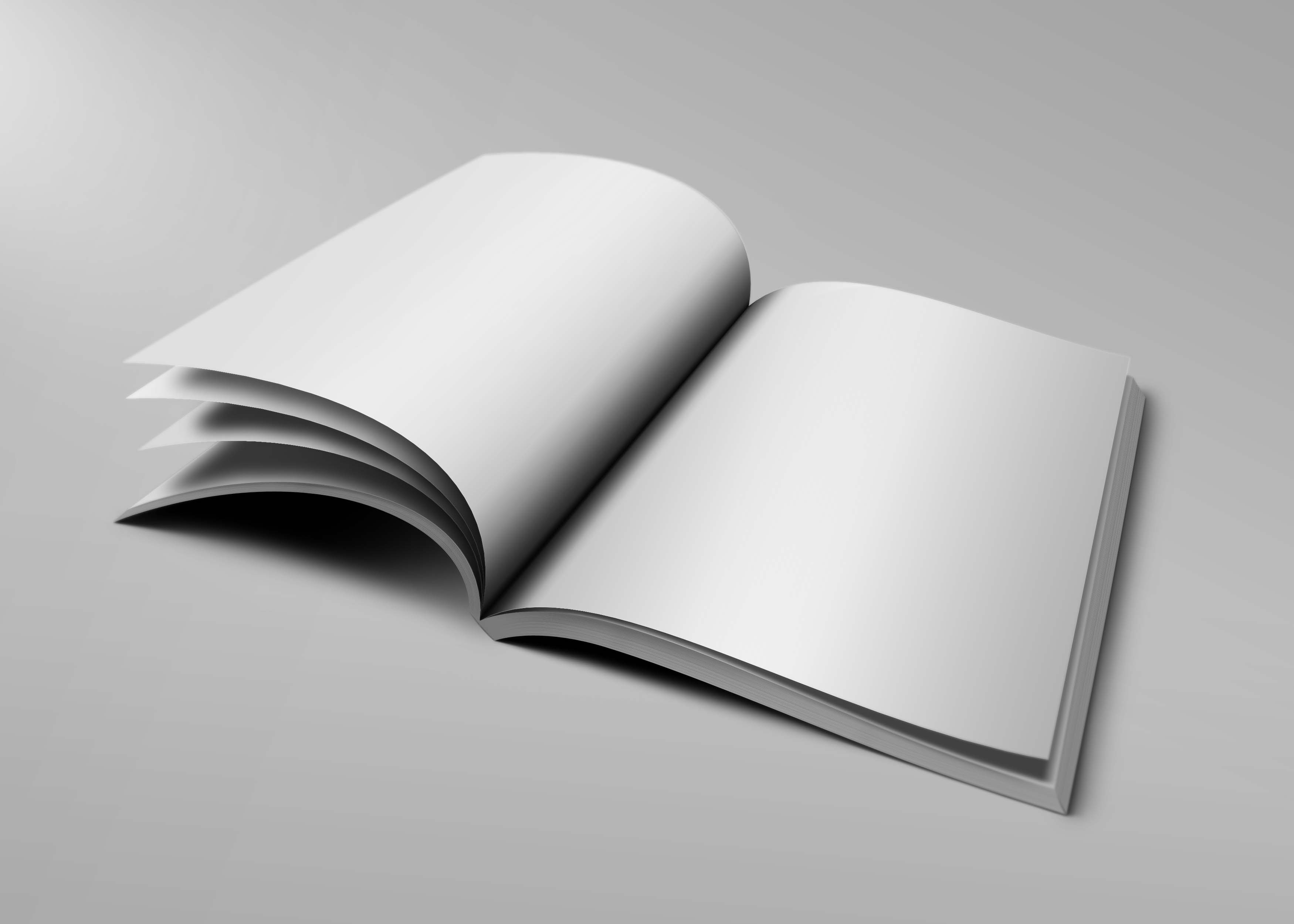 胶装书籍psd素材文件