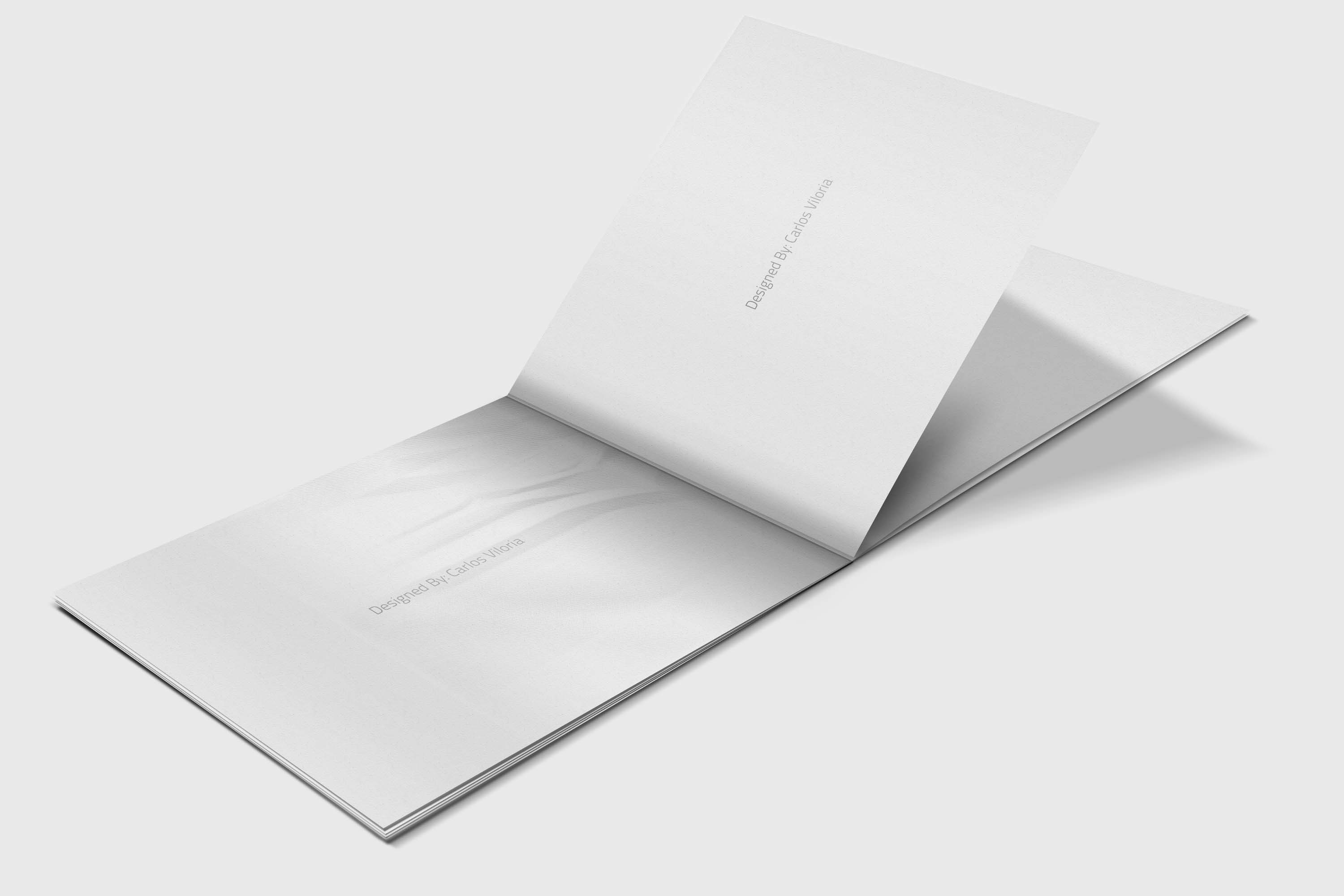 胶装画册ps样机素材