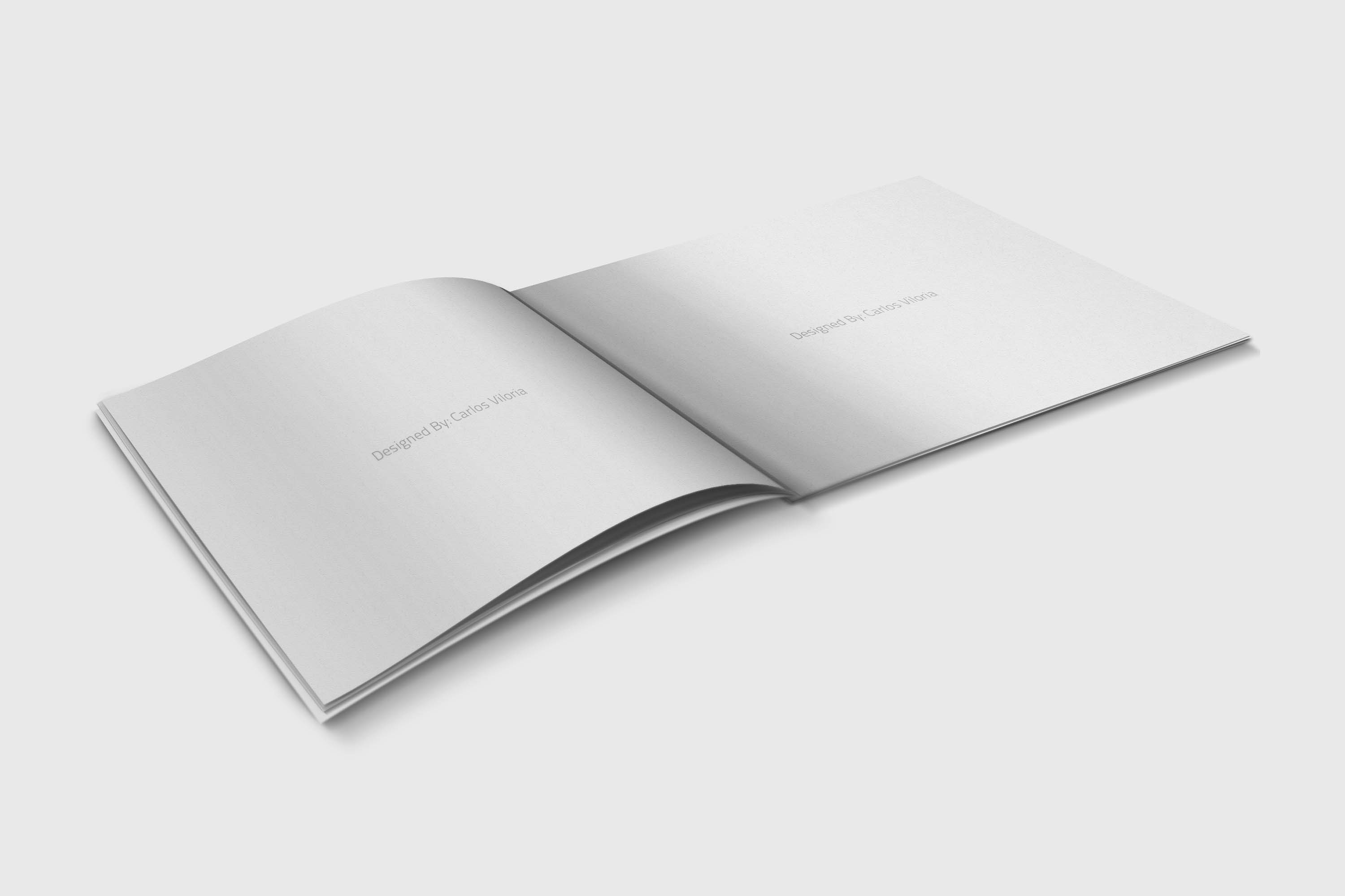 胶装画册效果展示psd源文件