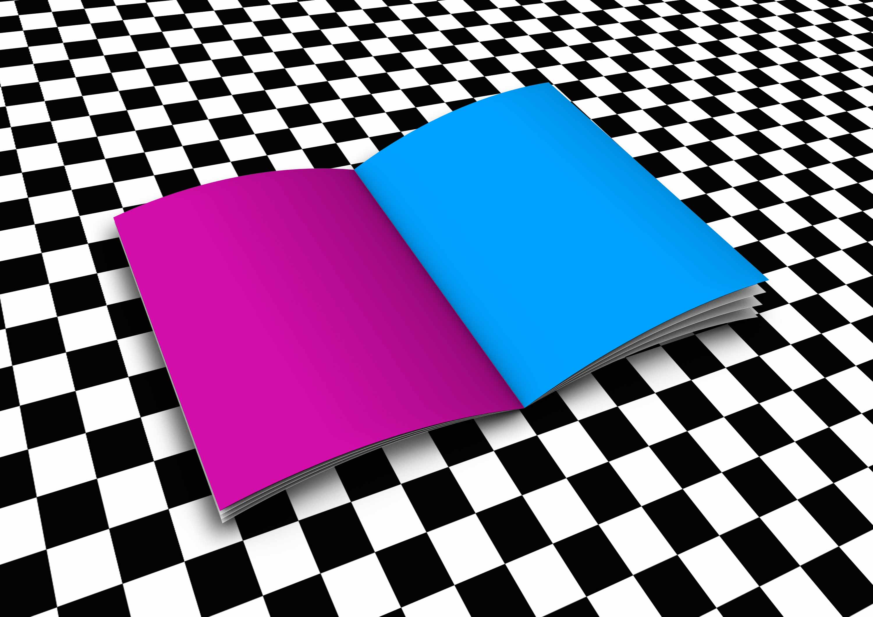 场景画册ps样机