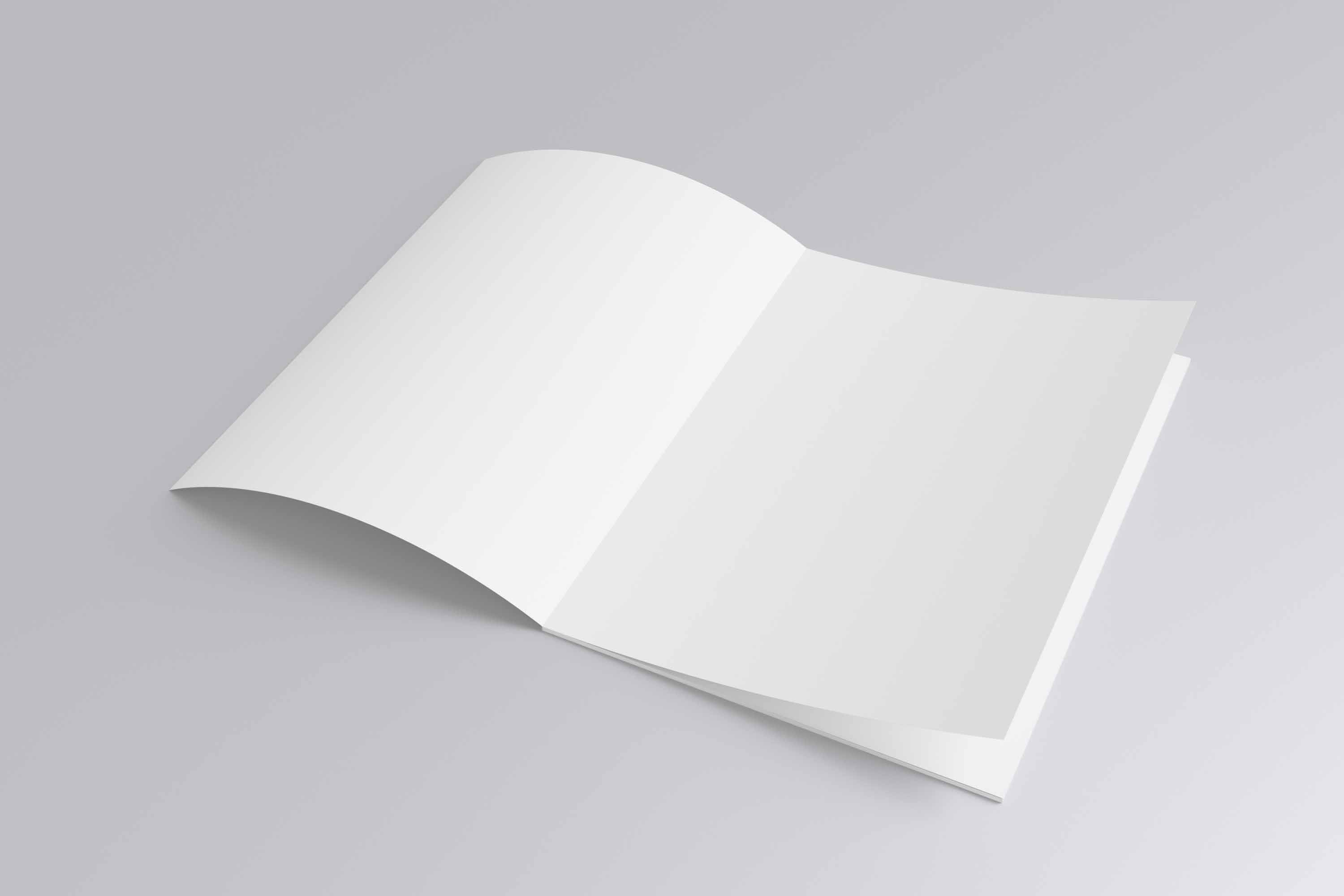 多角度杂志设计ps样机素材