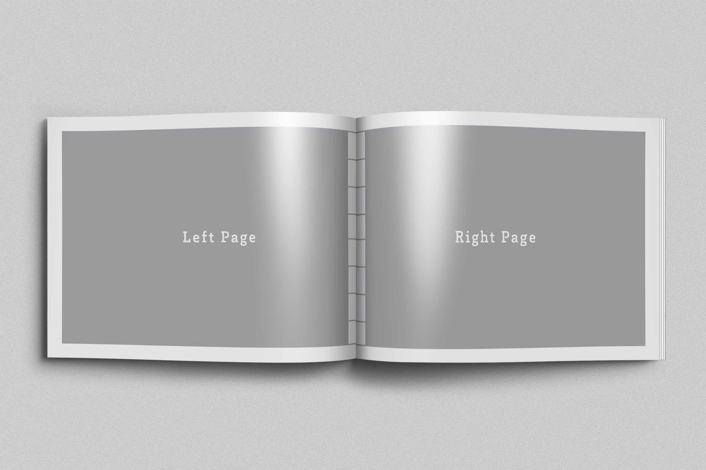 杂志画册psd样机素材