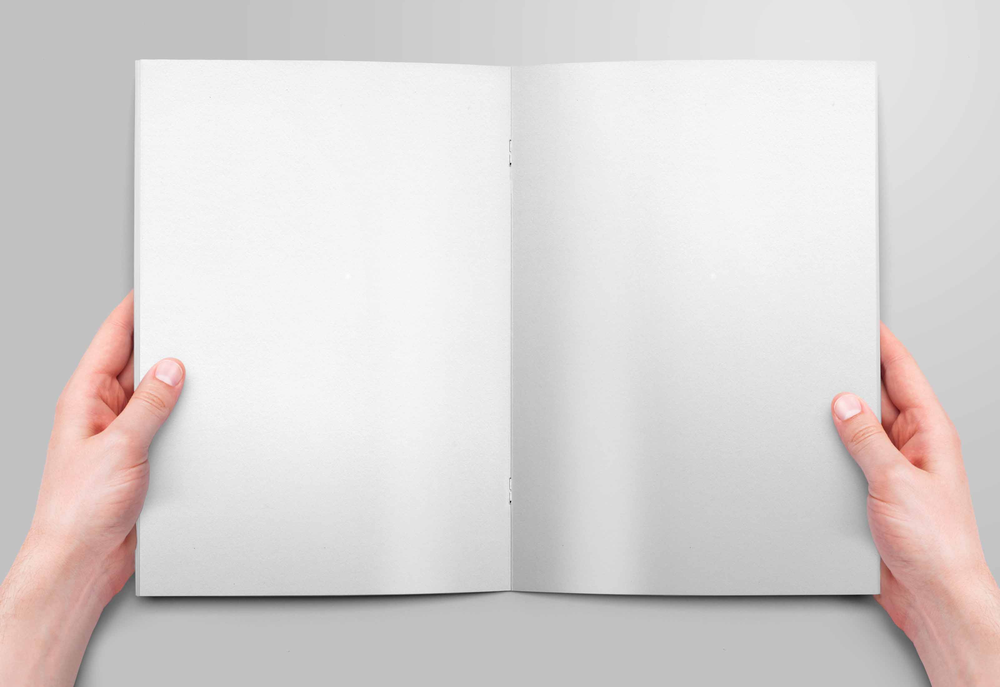 画册套装展开ps样机