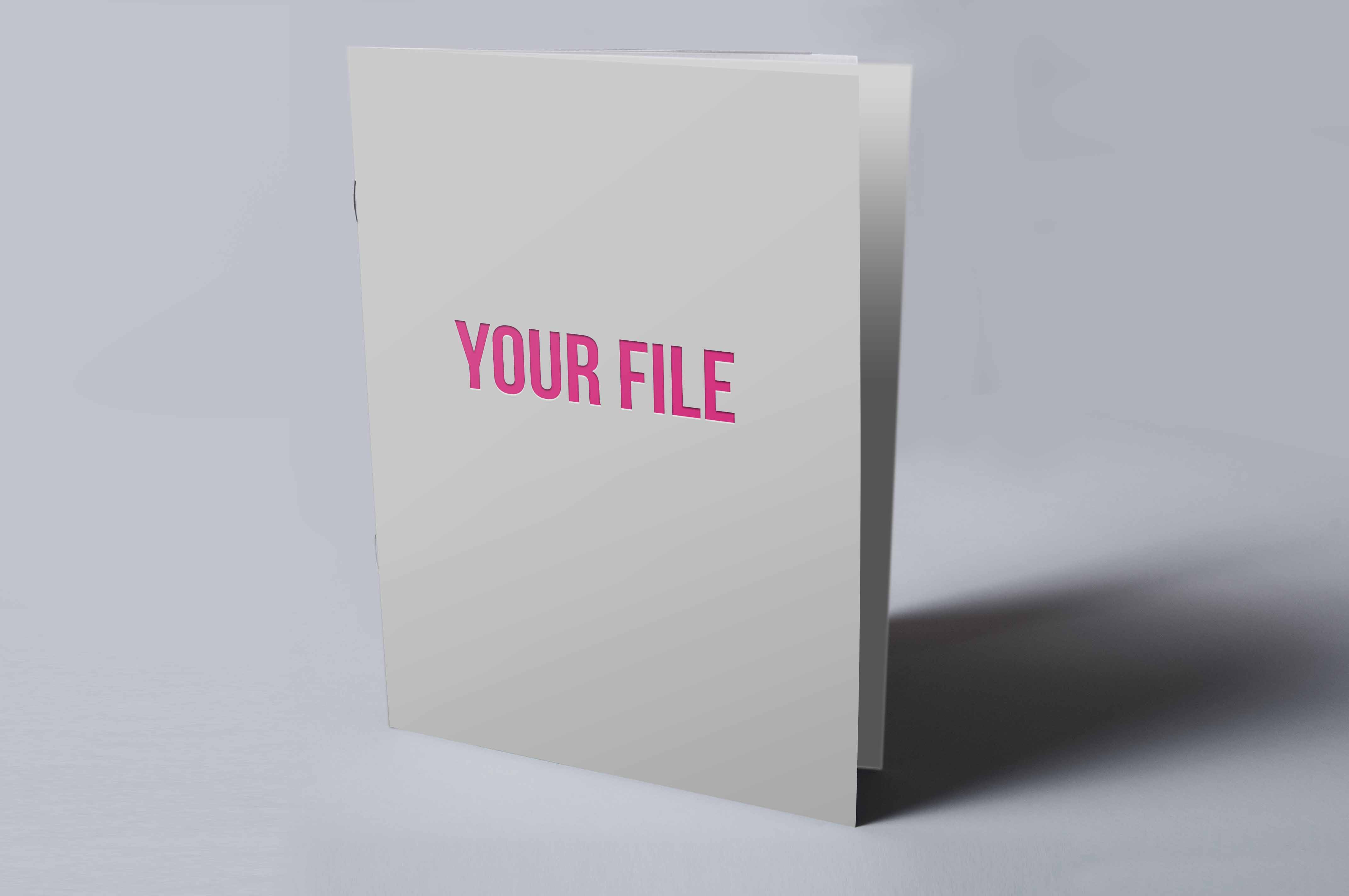 竖版开本psd样机下载