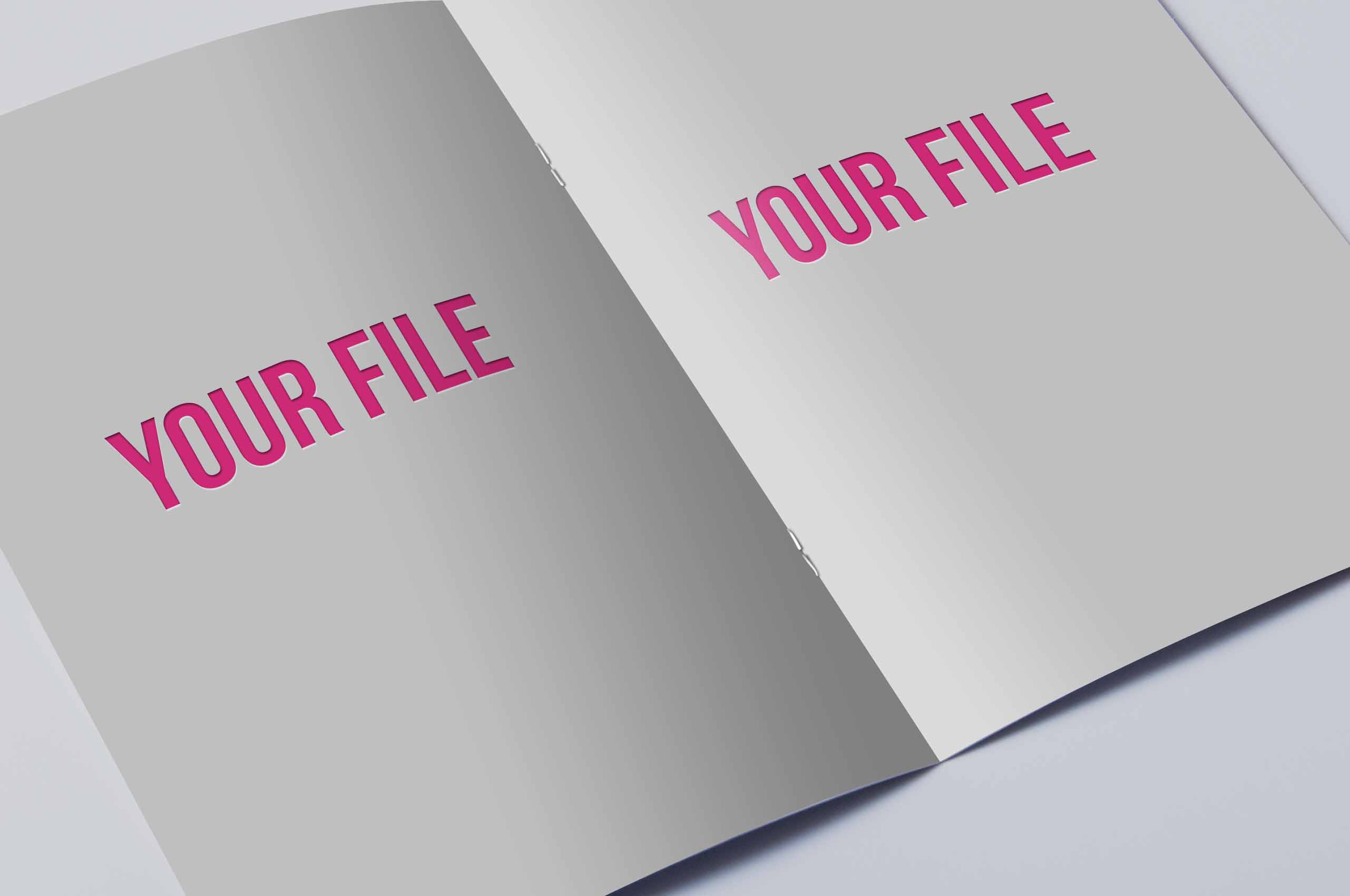 竖版开本杂志展示素材