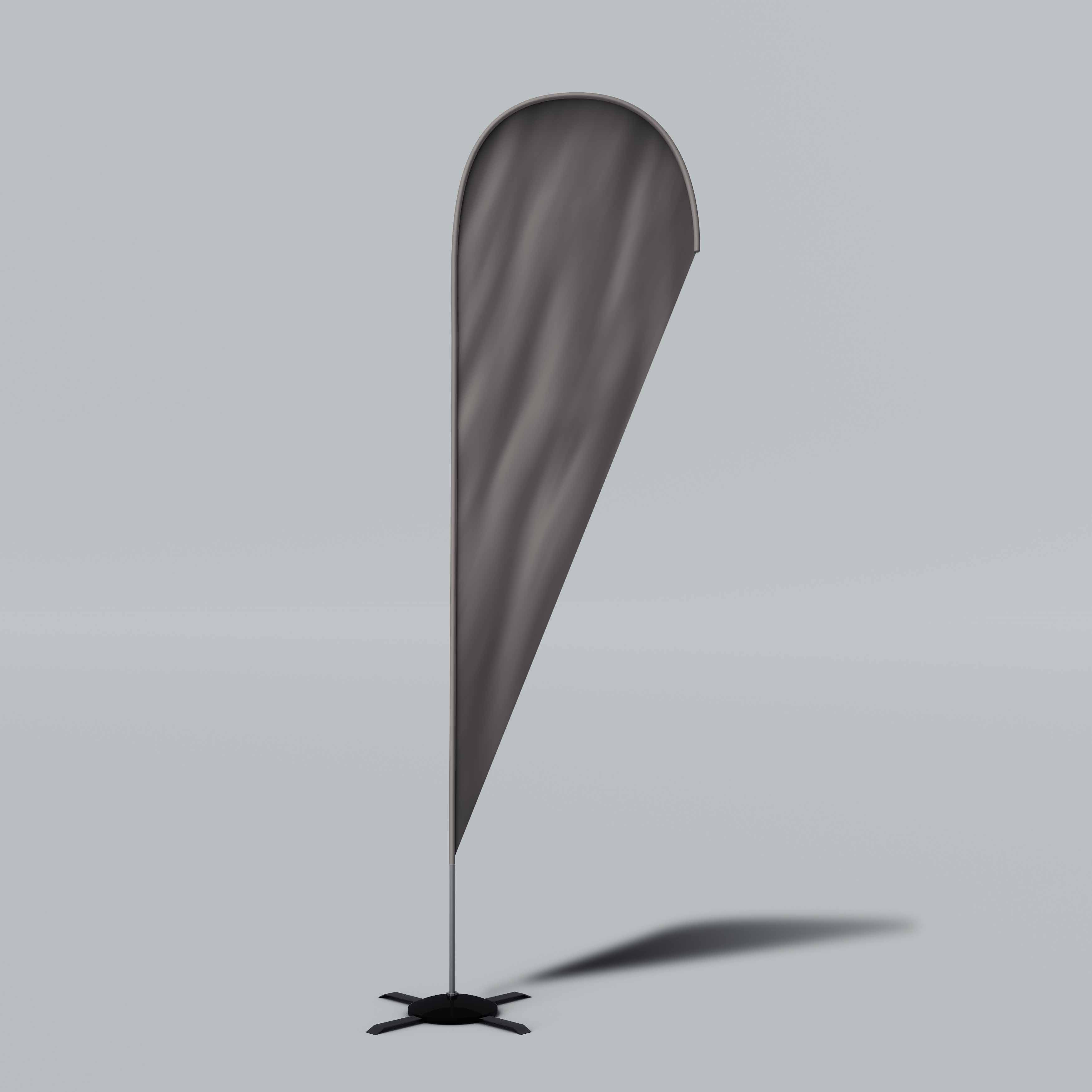 旗帜ps样机模板