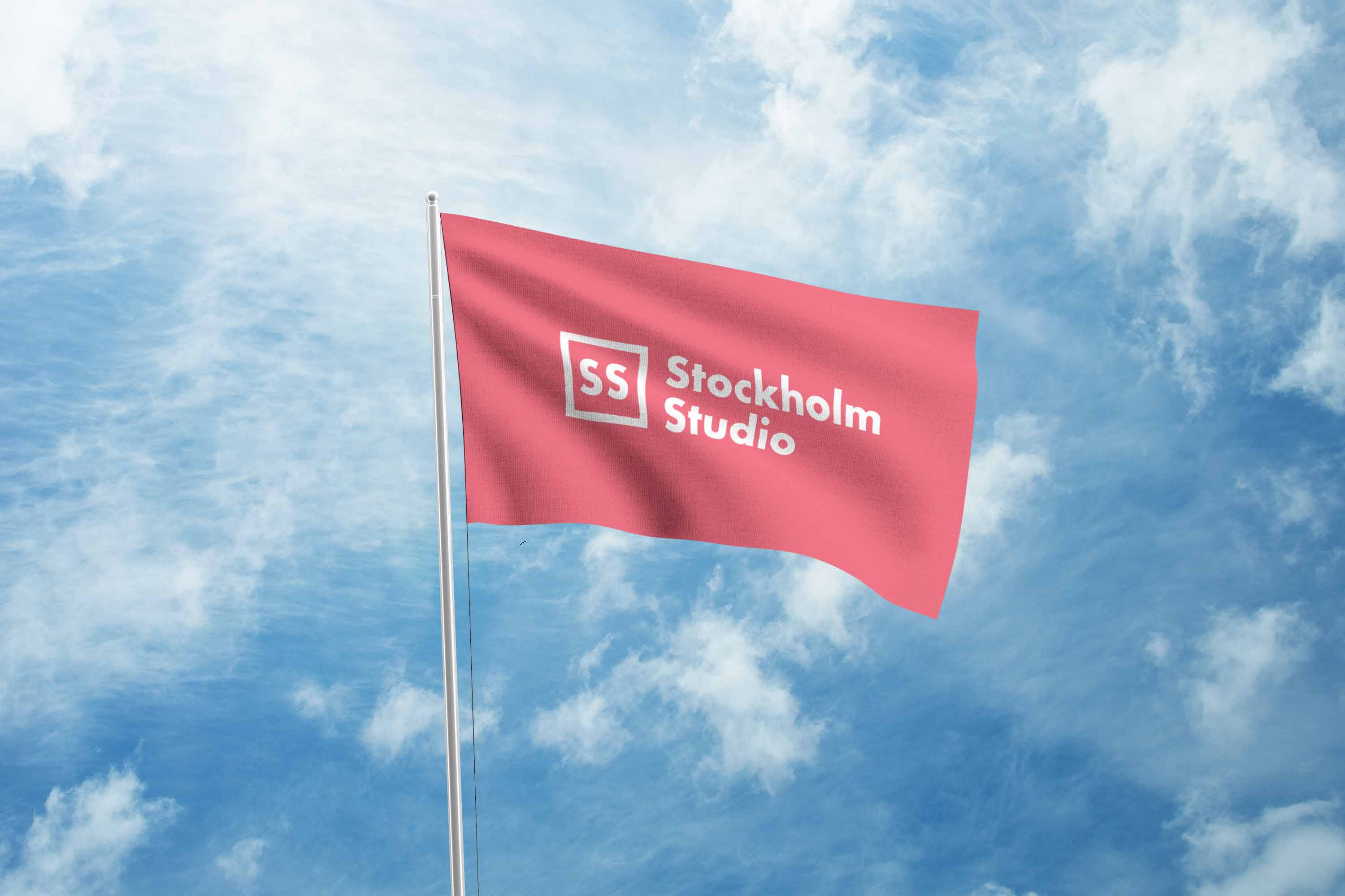 旗帜效果图PS素材