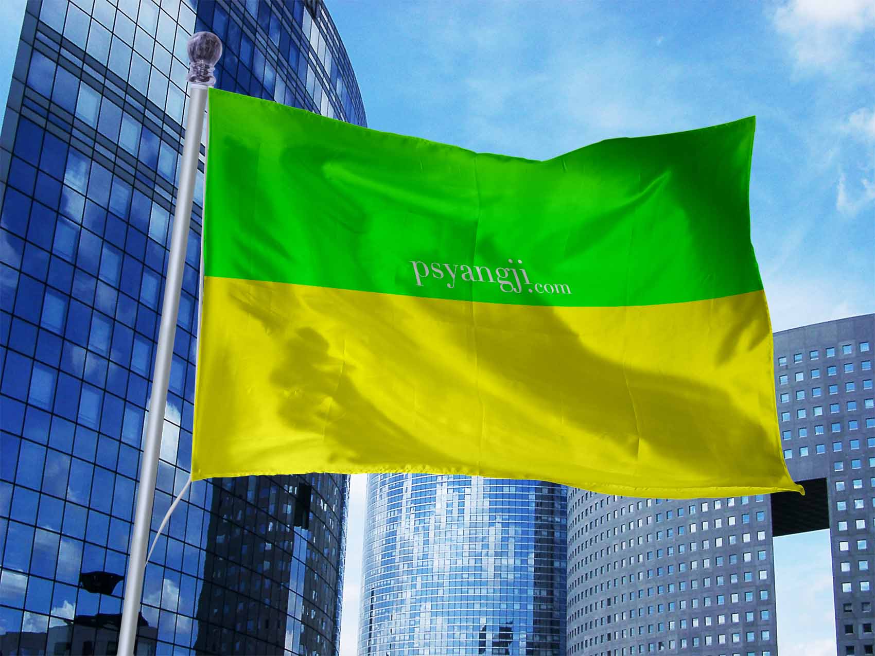 旗开得胜企业文化psd样机