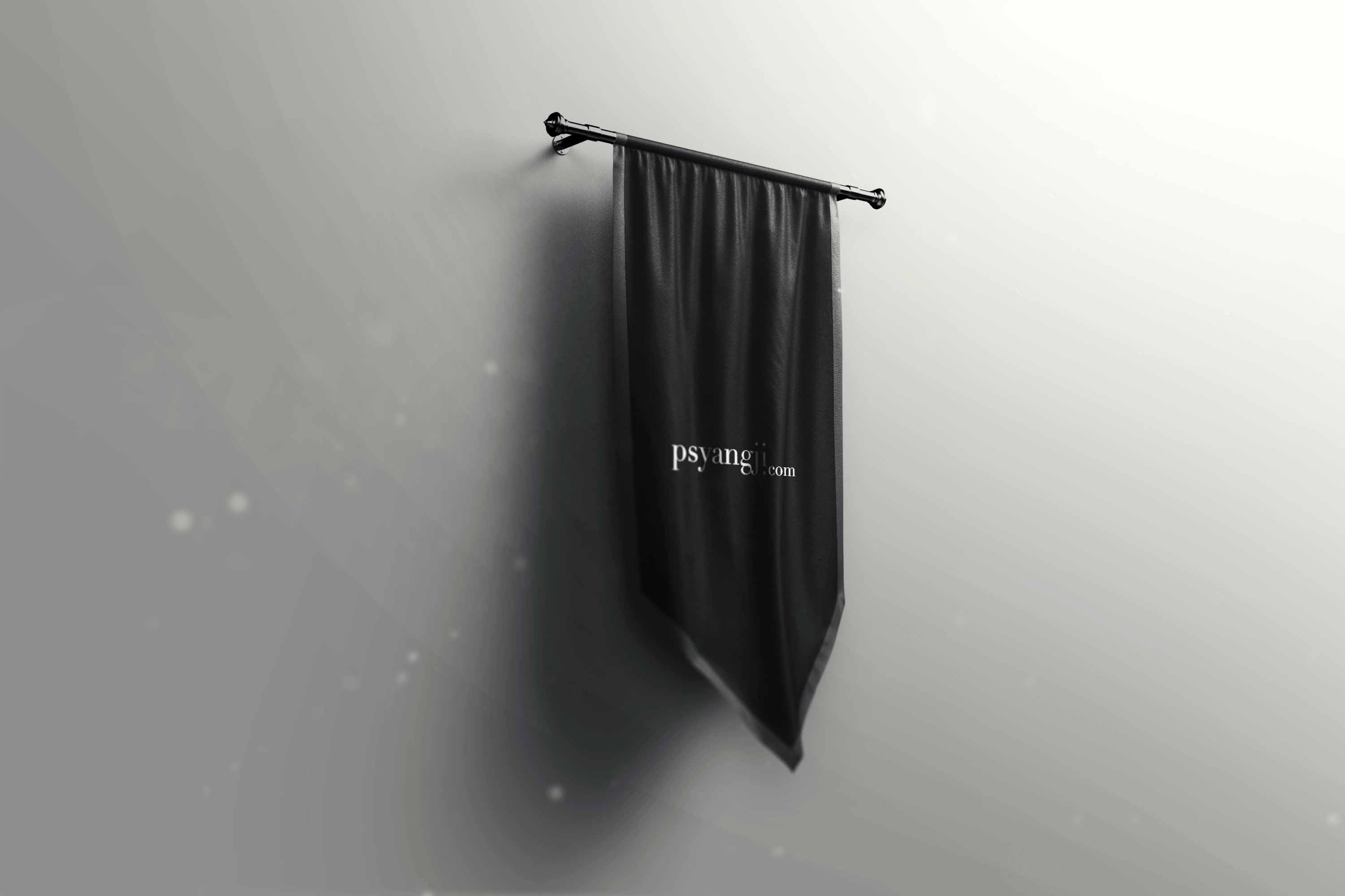 电竞旗帜ps样机