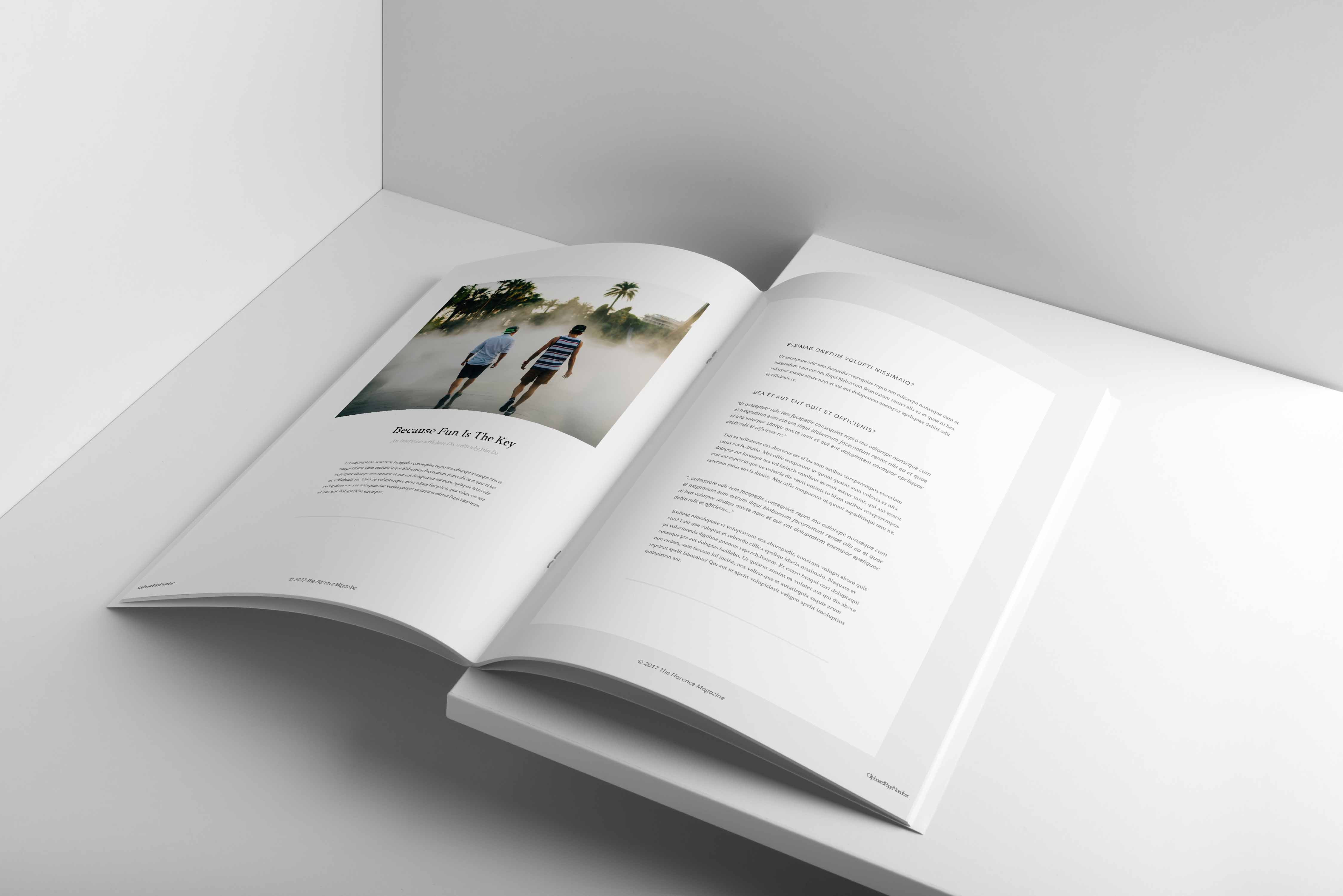 杂志内页展示贴图