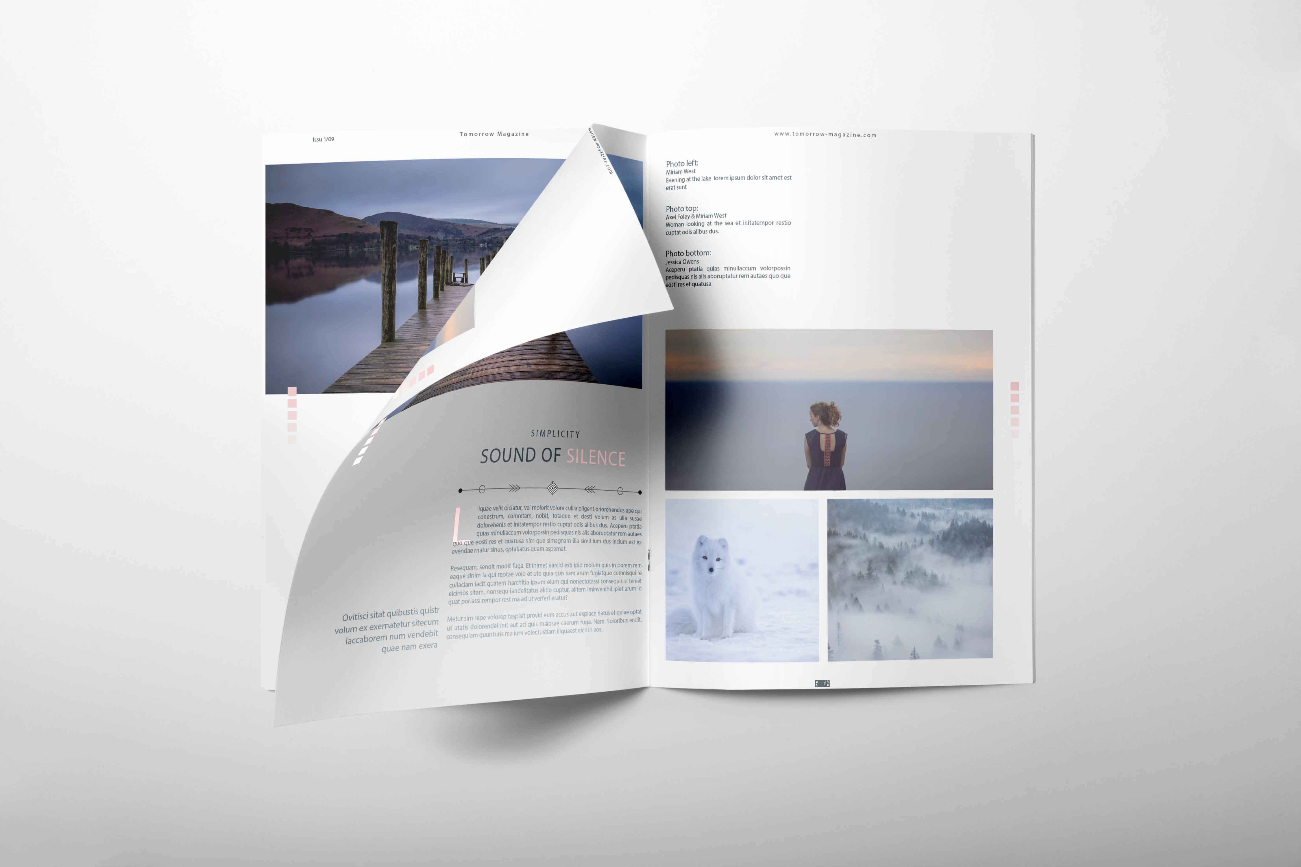 杂志内页贴图素材