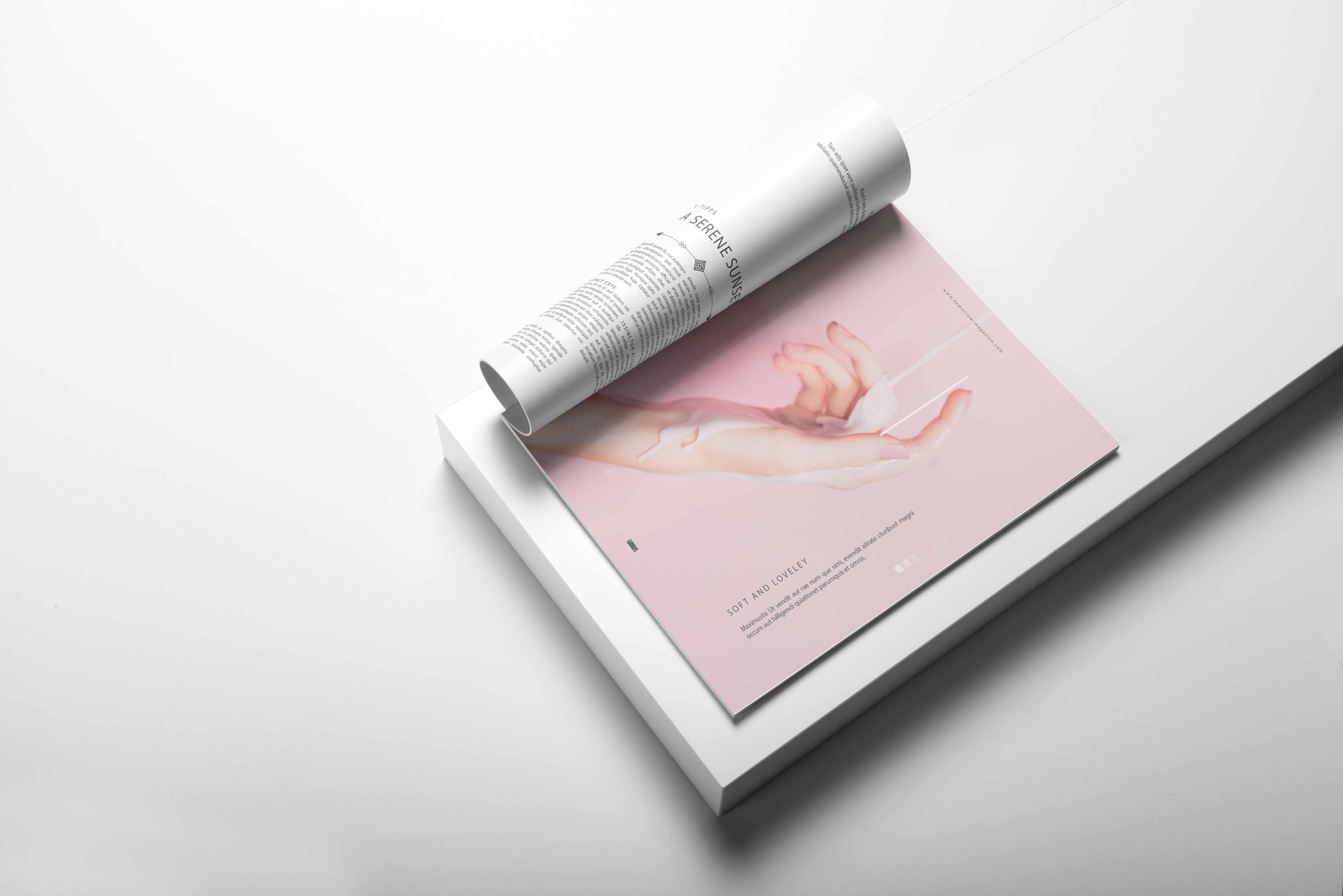 画册内容展示样机