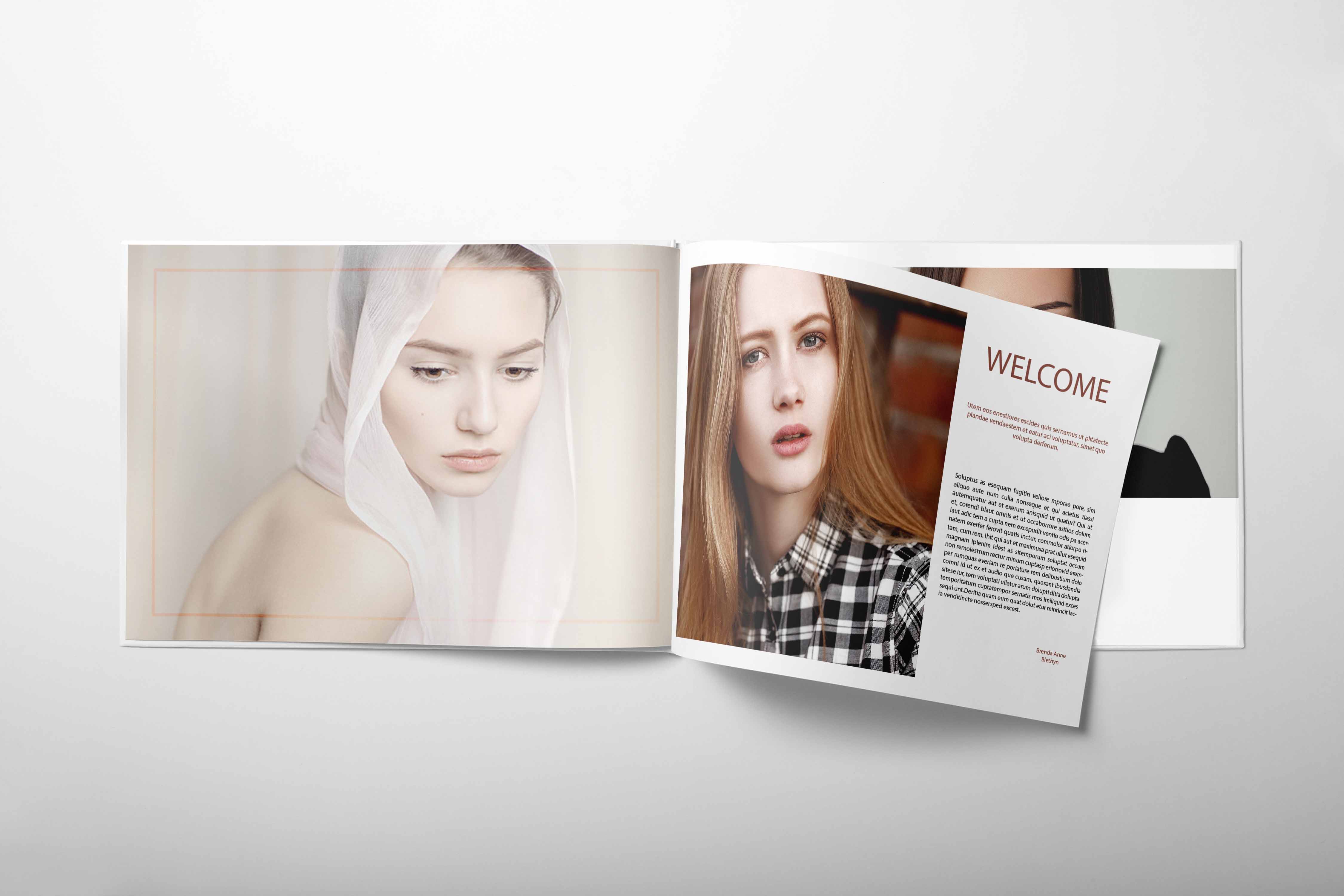 画册内页展示ps样机下载