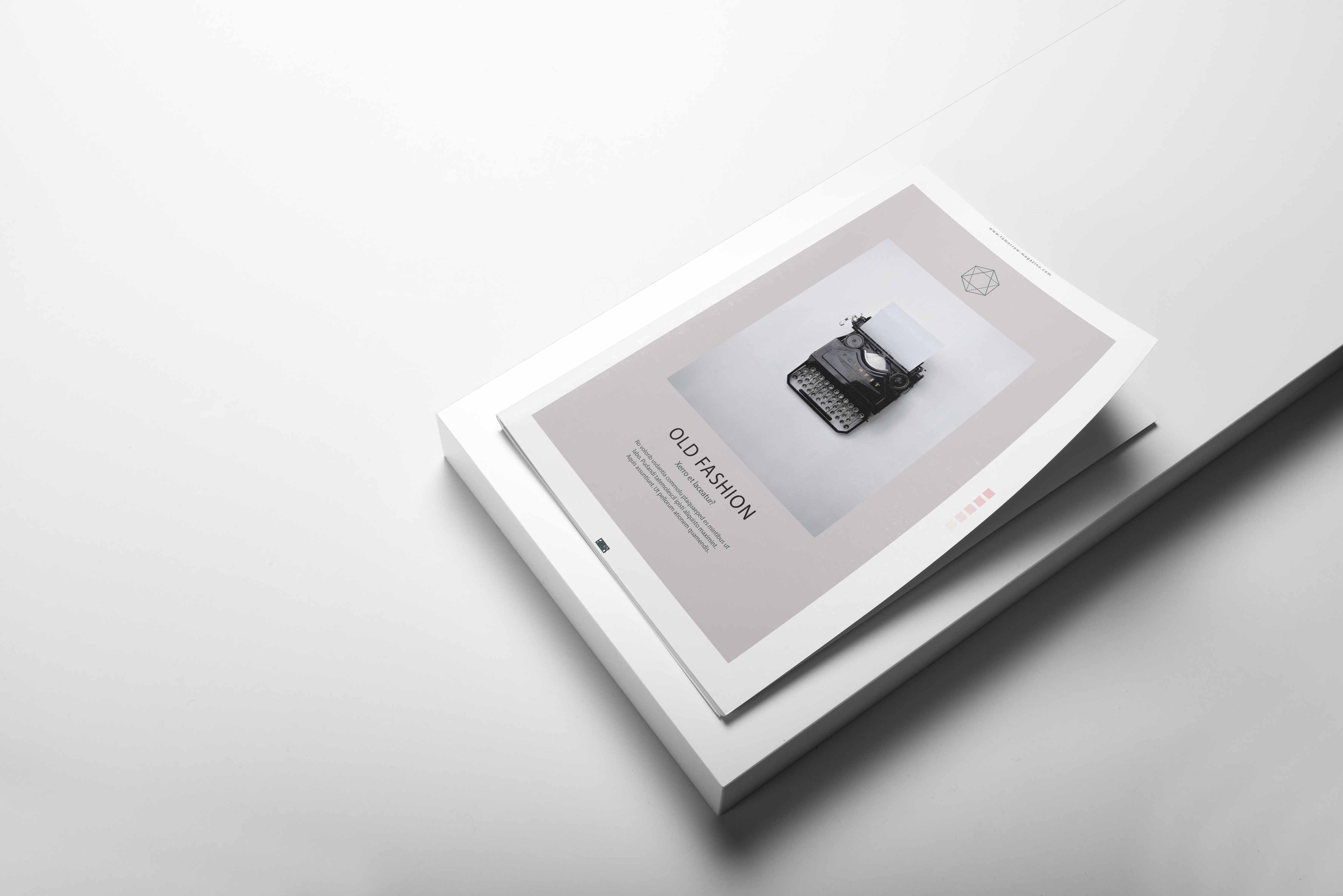 画册竖版封面设计贴图