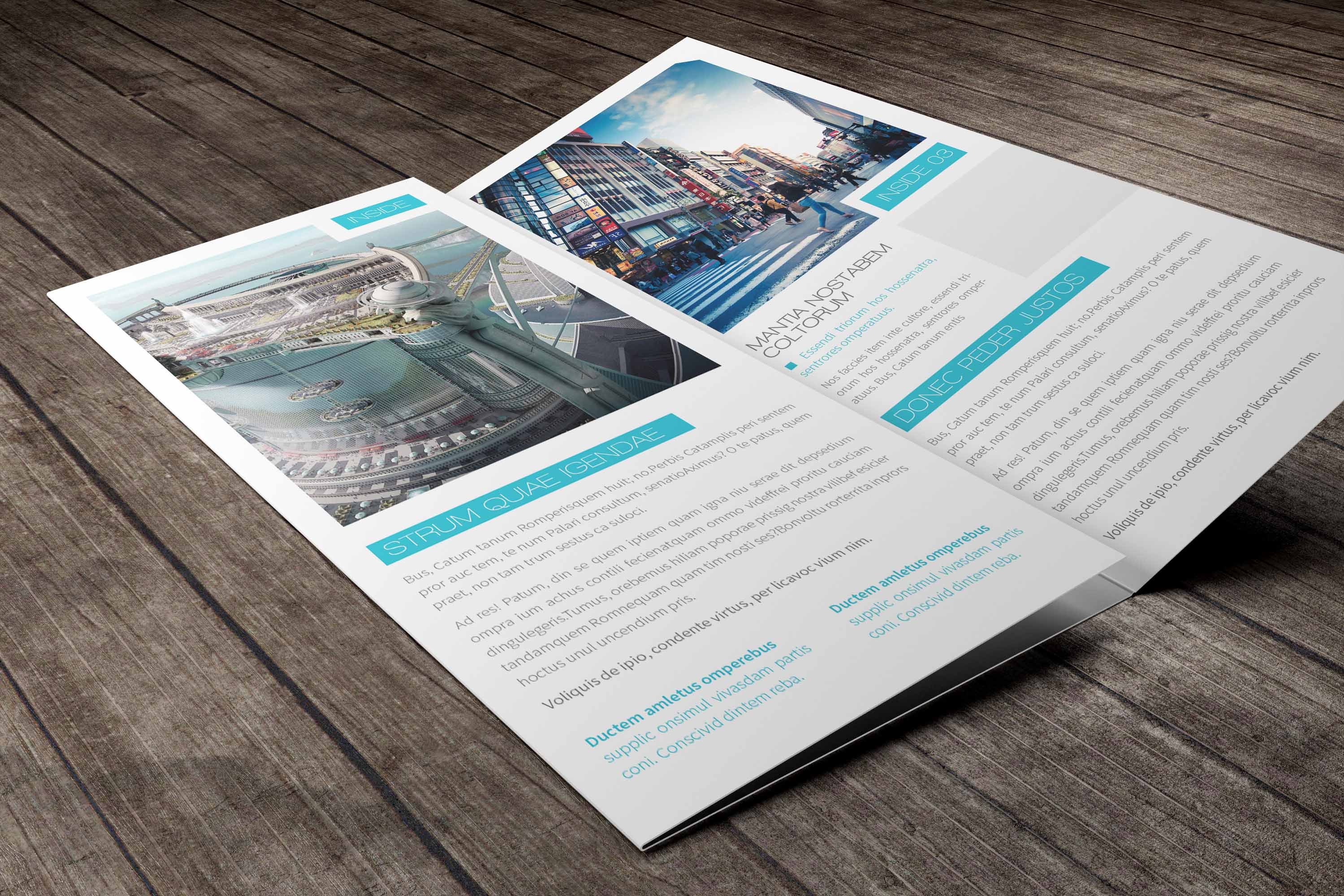 三折页psd贴图元素