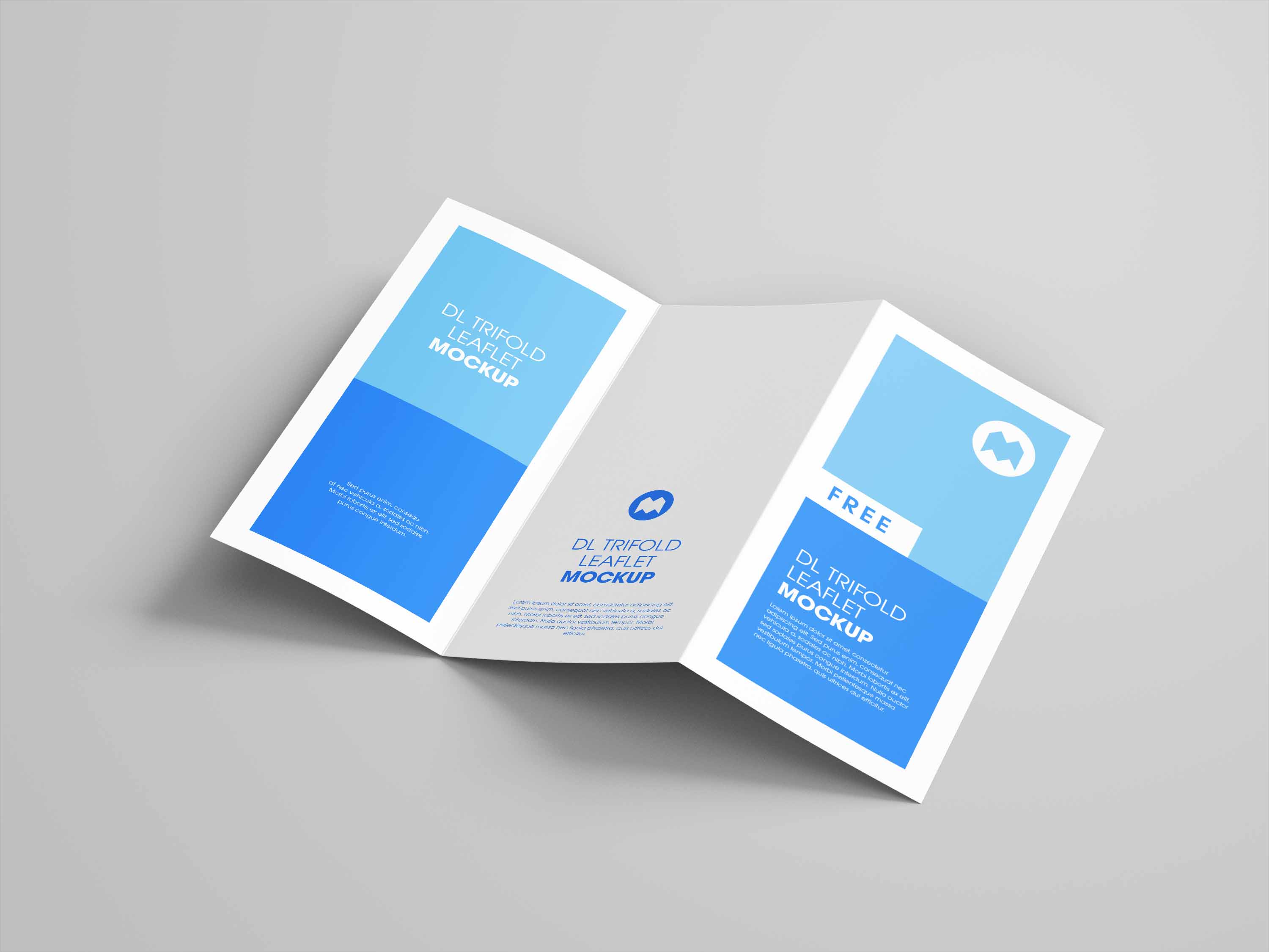 三折页内容展示ps样机