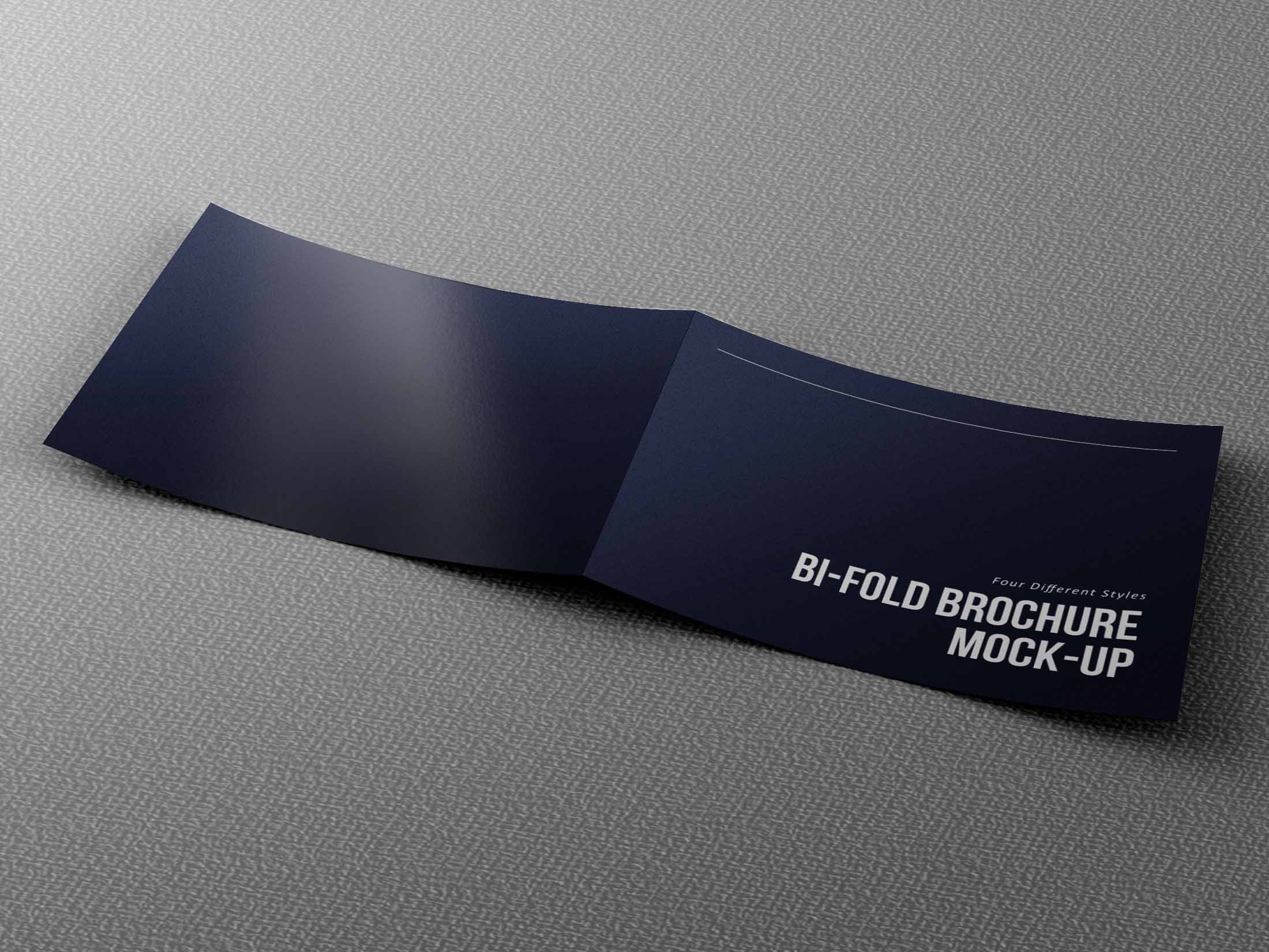 二折页效果图psd贴图