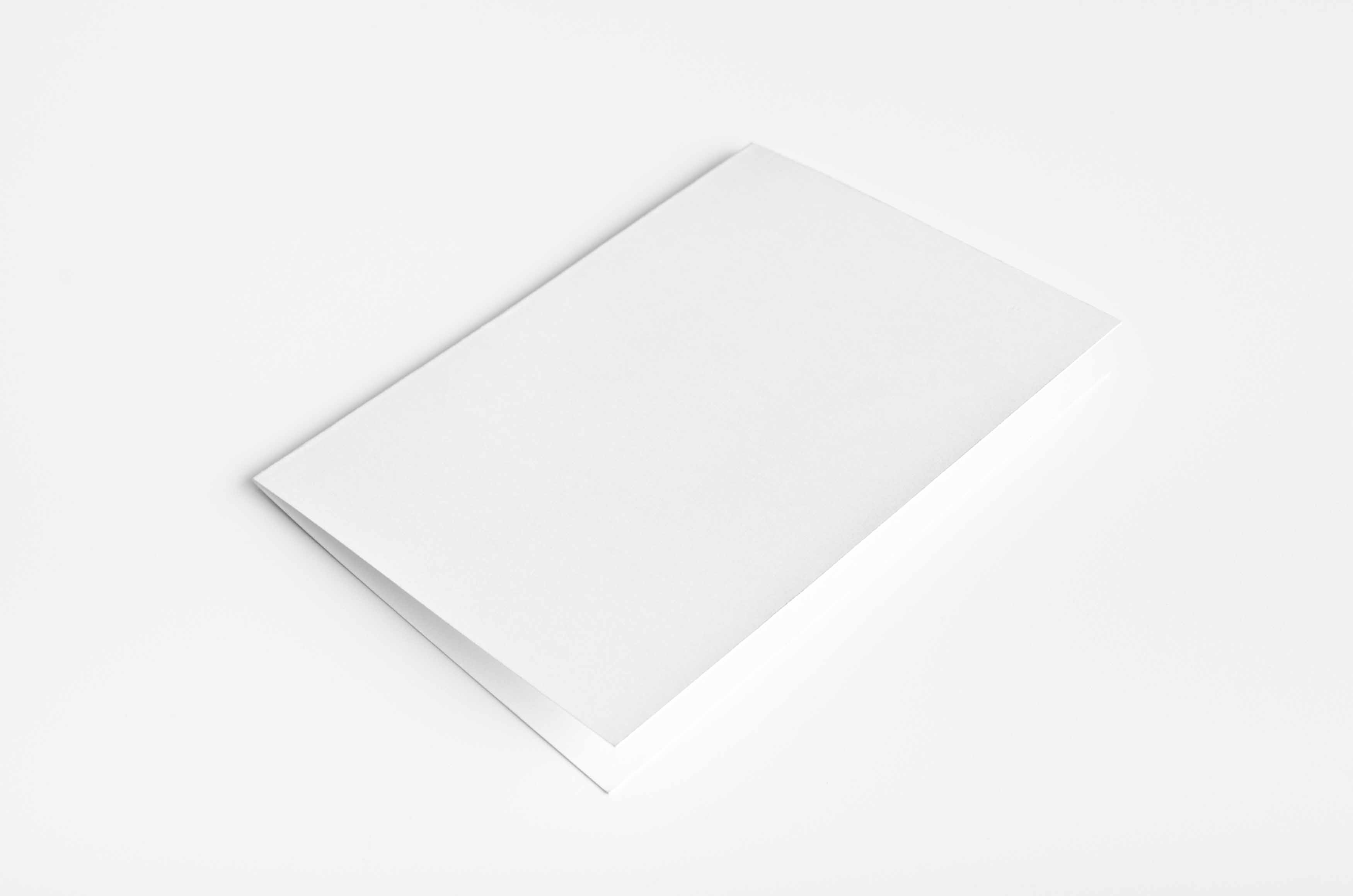 企业二折页画册样机PSD模板