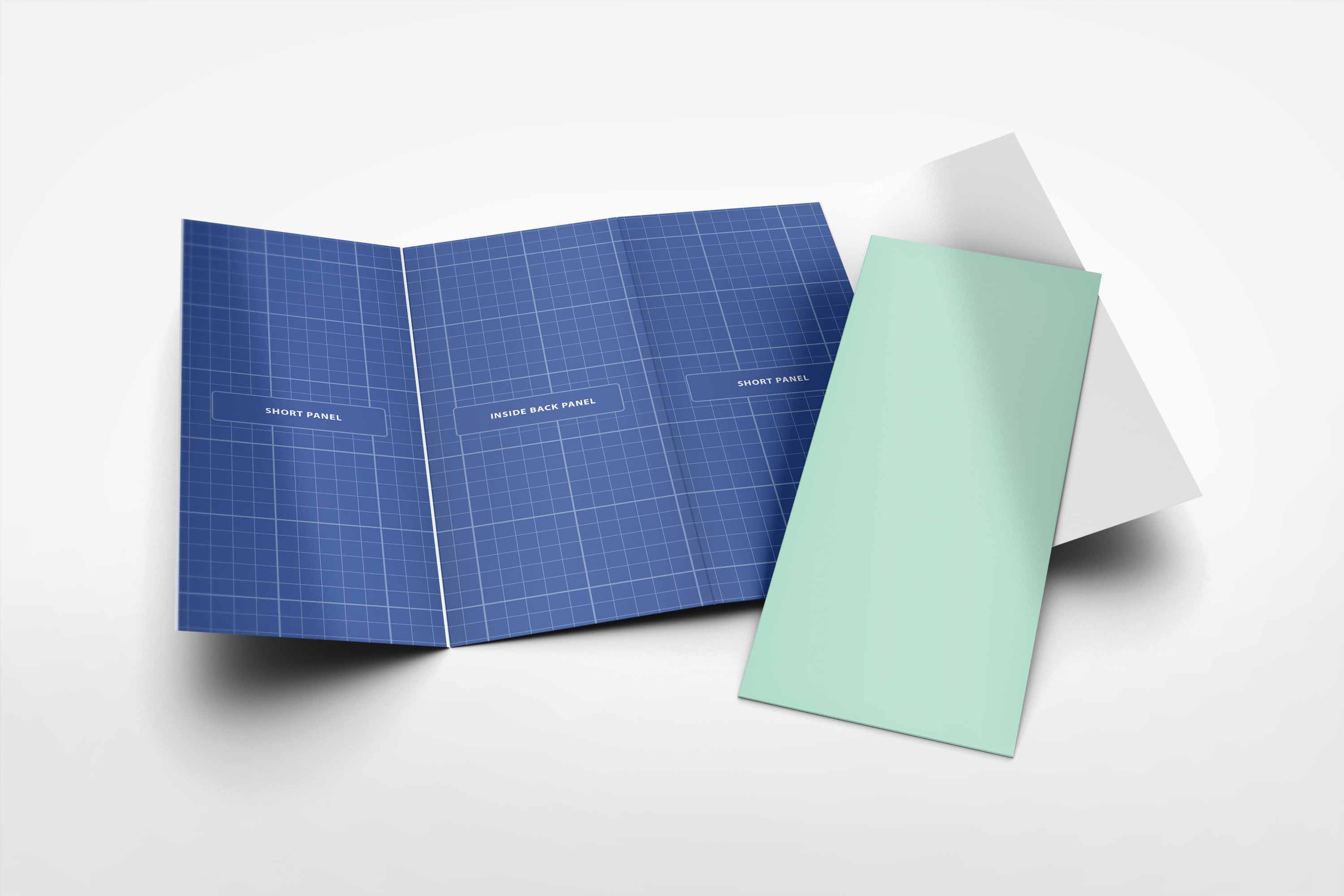 四折页排版设计ps贴图