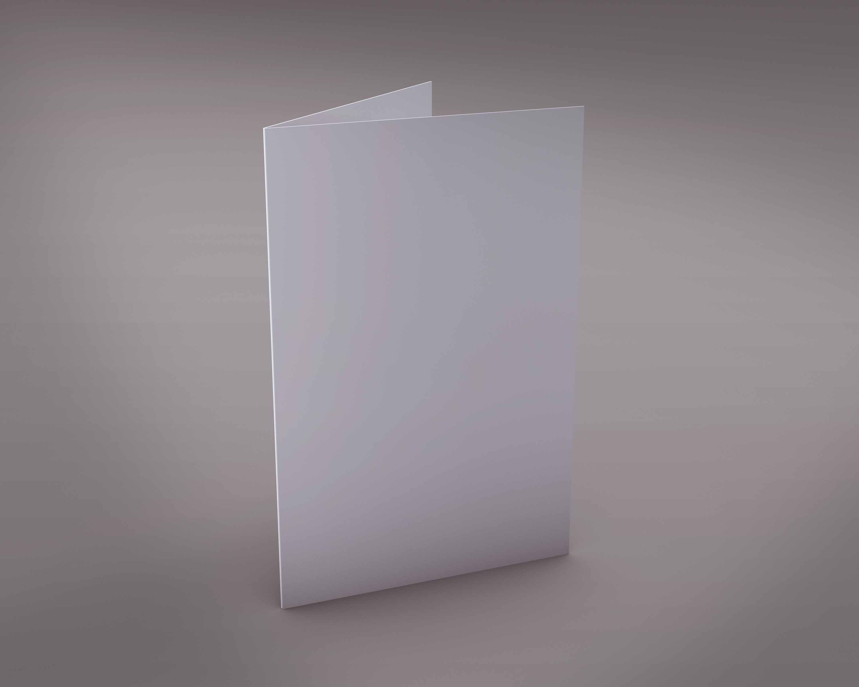 对折页效果图ps样机设计工具素材