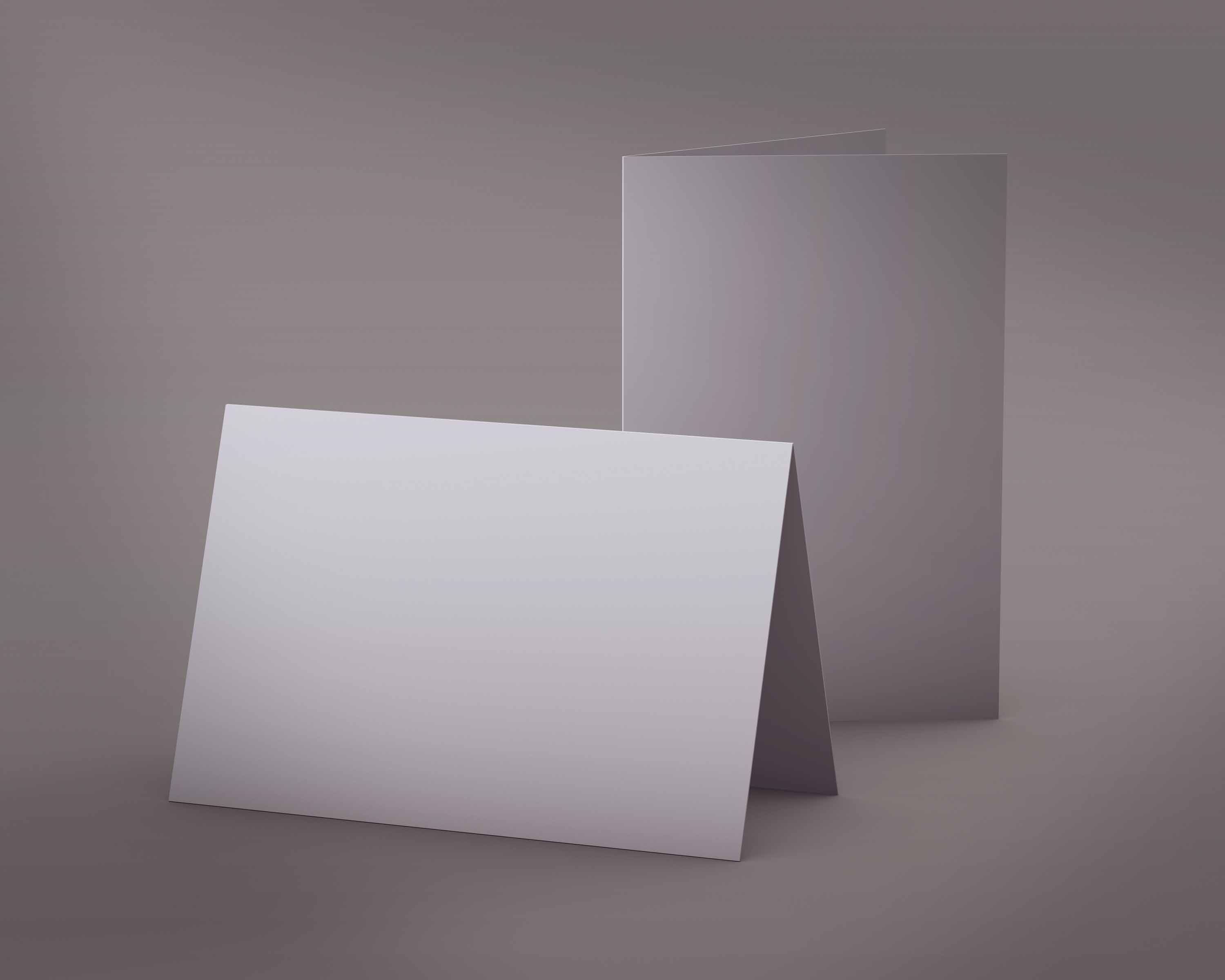 对折页设计PSD贴图模板