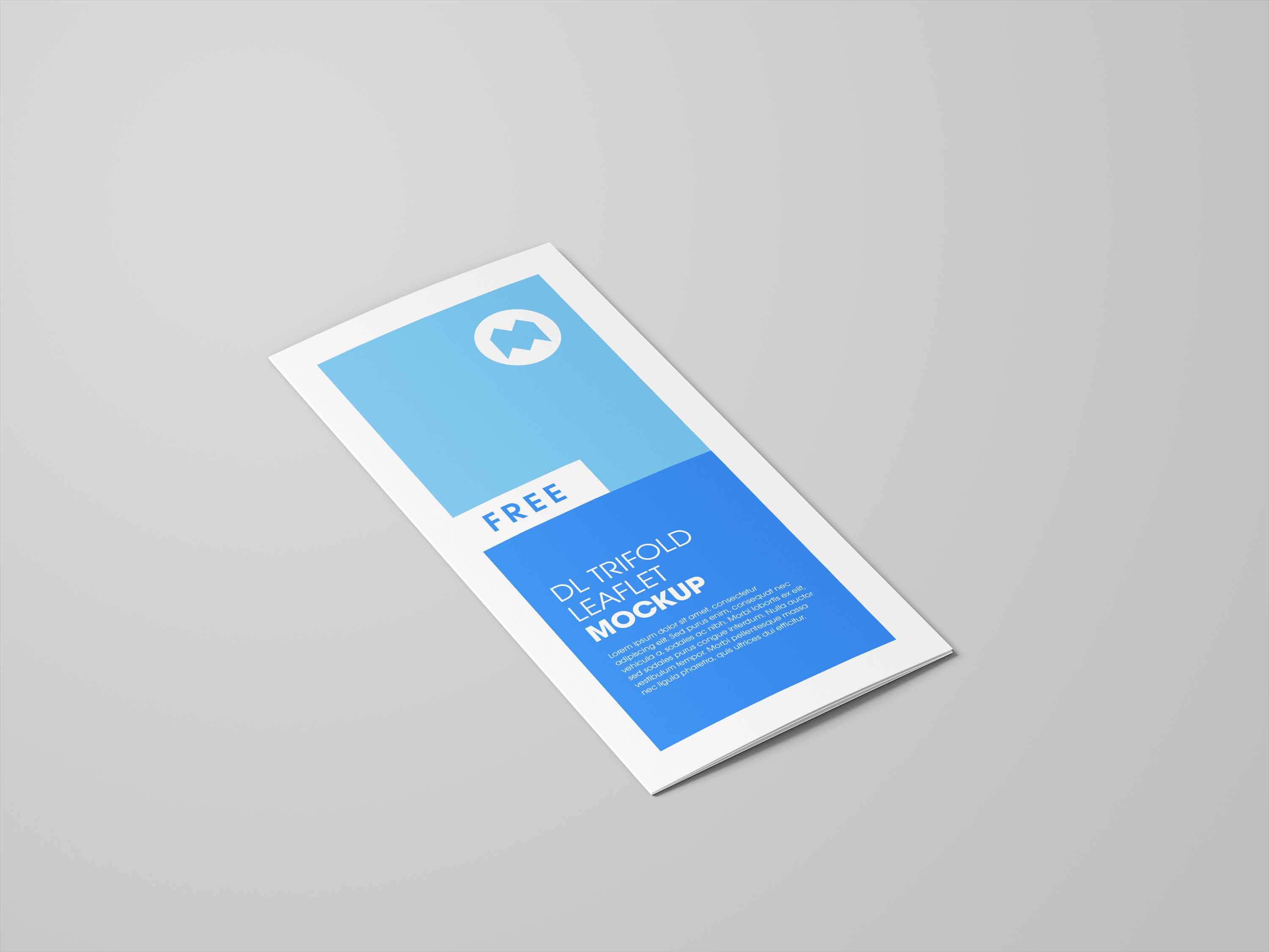 折页封面展示ps样机模型