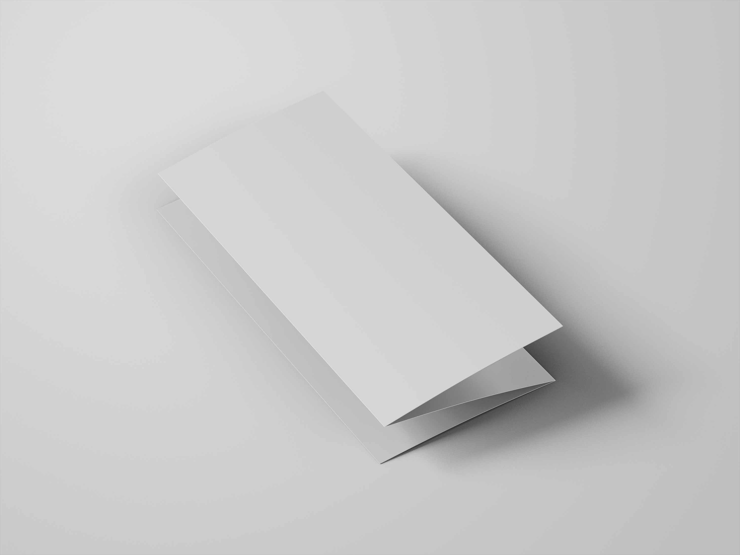 折页封面设计psd样机素材