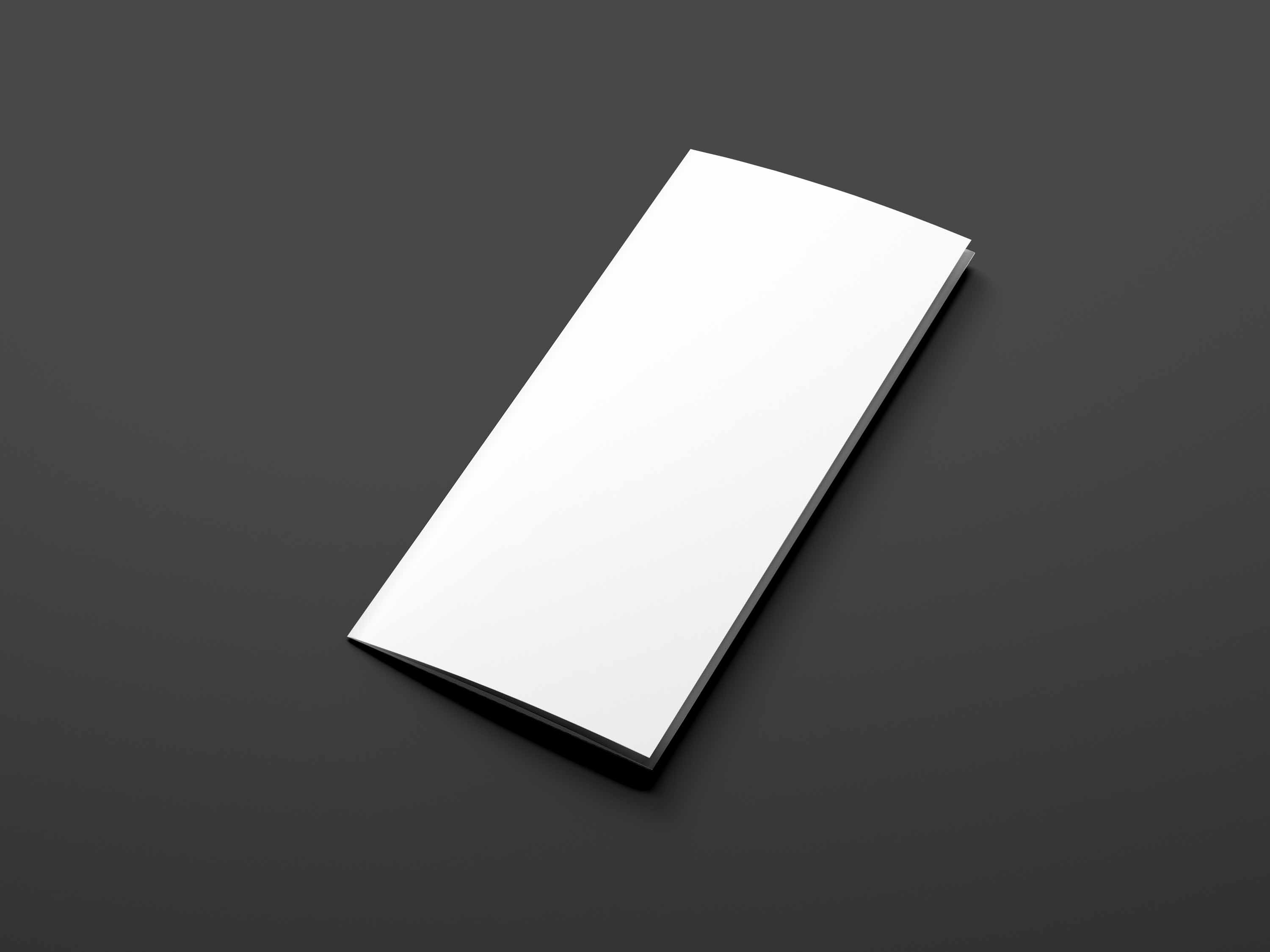 折页封面设计ps样机下载